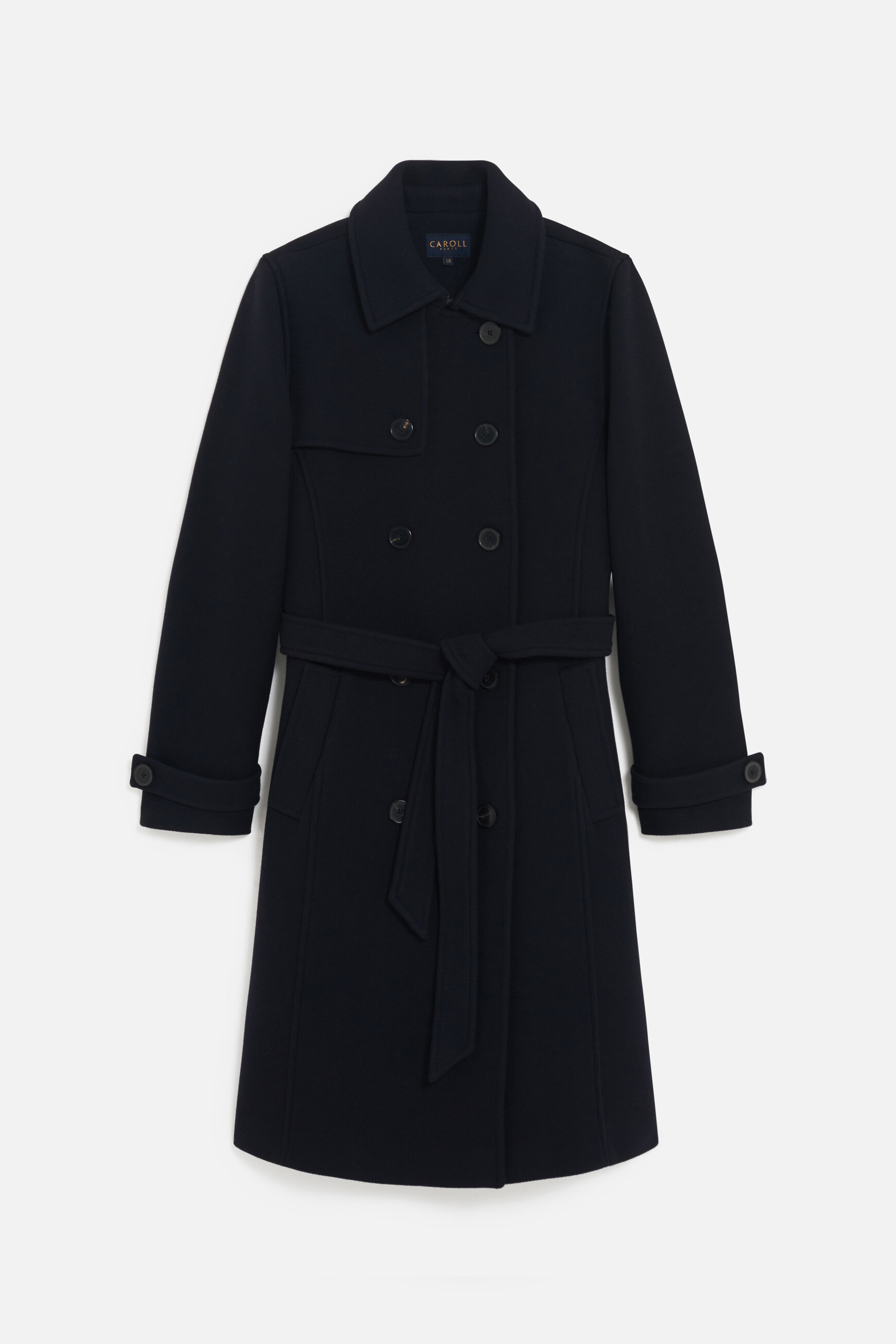 Manteau femme bleu deals marine pas cher