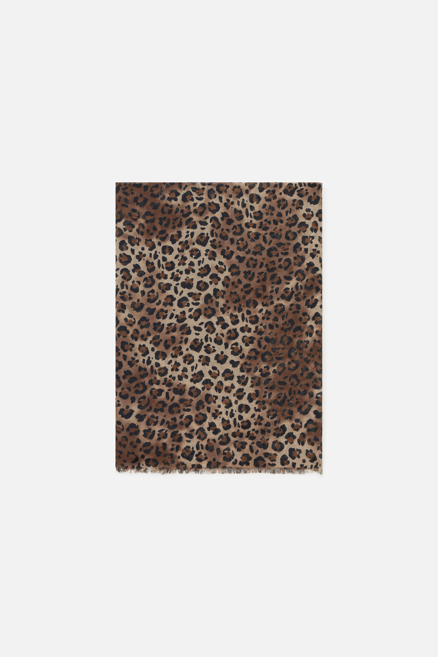 Foulard Leofaria marron femme