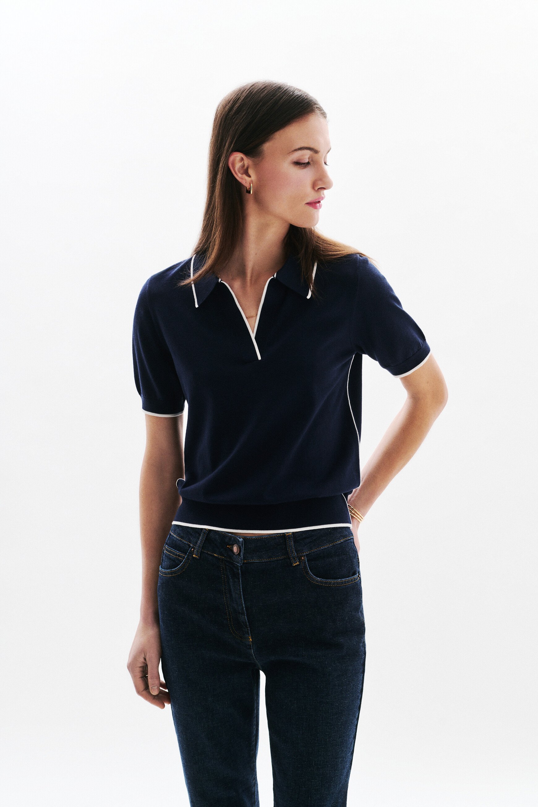 Pull Mjeremy bleu marine femme