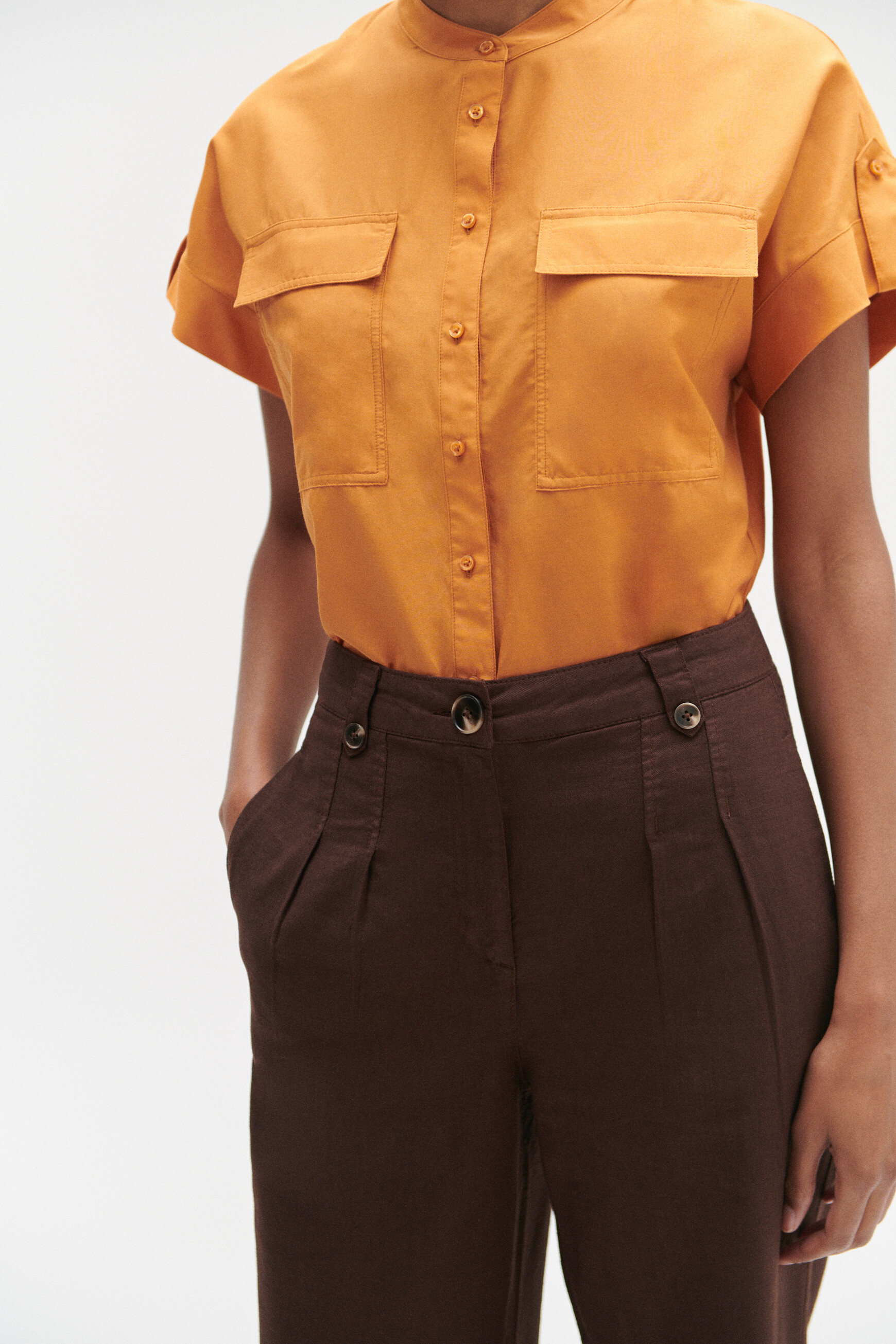 pantalon porter marron fonce femme pantalon porter marron fonce femme