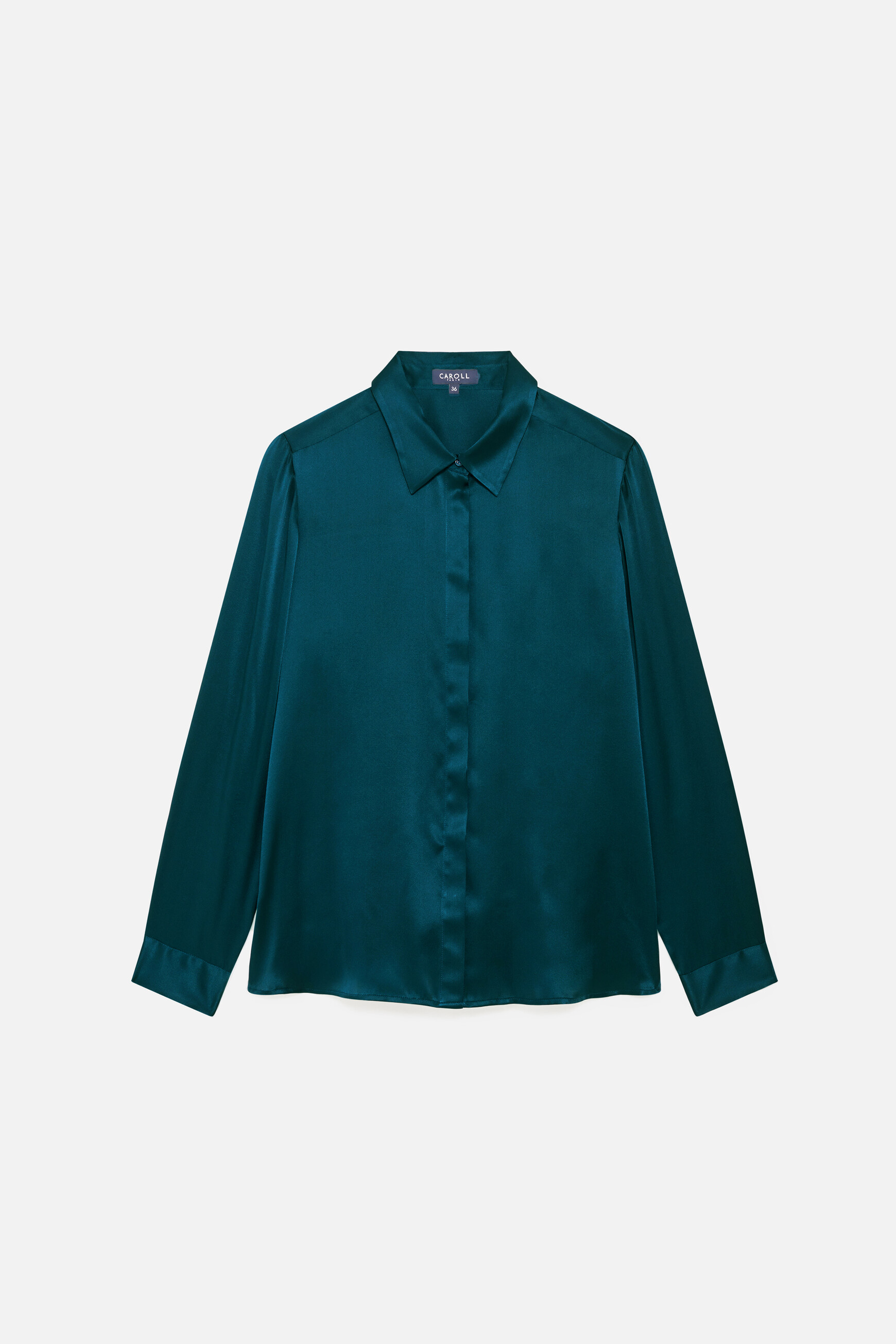 Chemise cjamie1 bleu canard femme