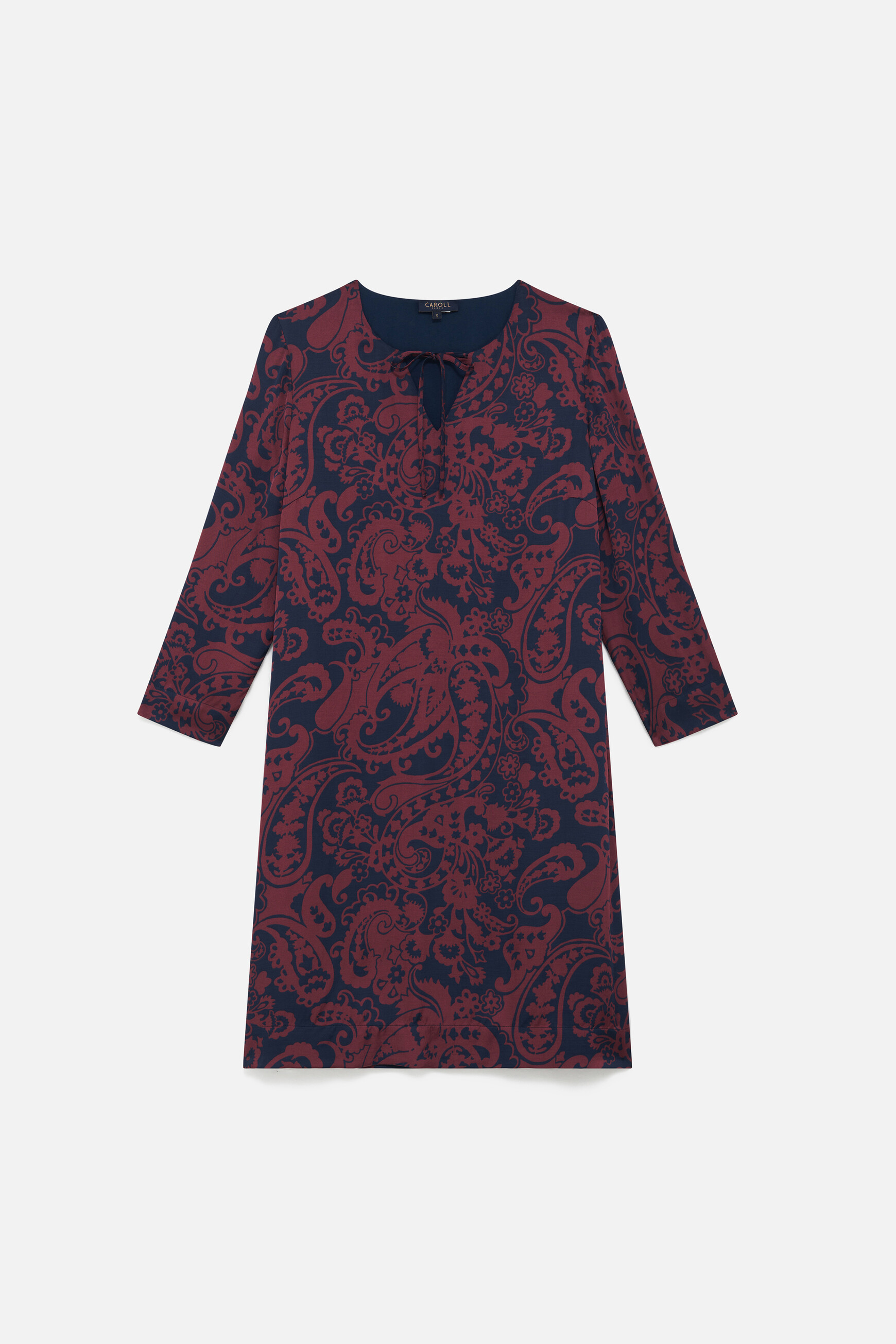 Vestido relvina azul marinho mulher