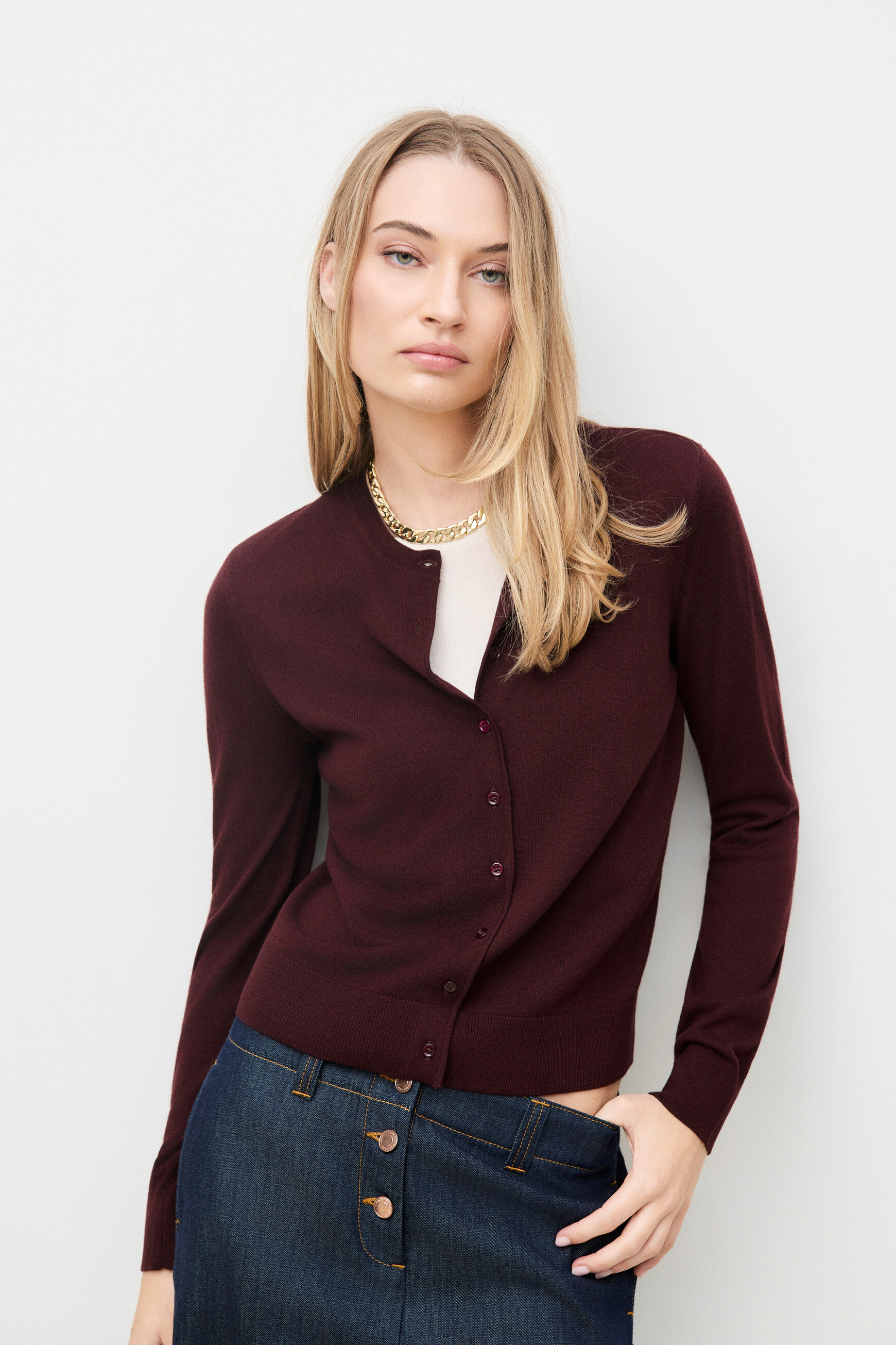 Madelina sweater burgundy woman