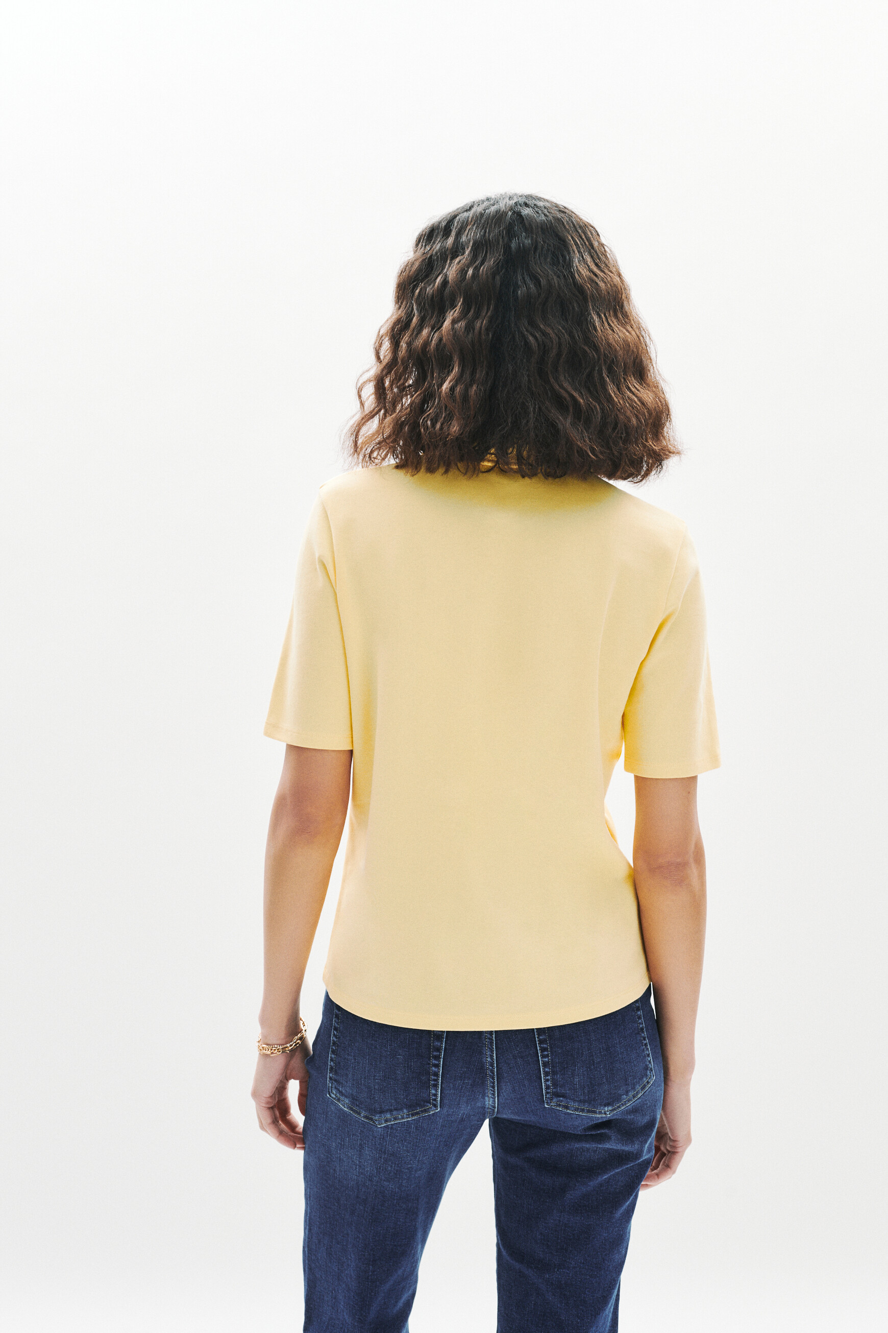 t shirt tcandy jaune citron femme T-shirt Tcandy jaune citron femme
