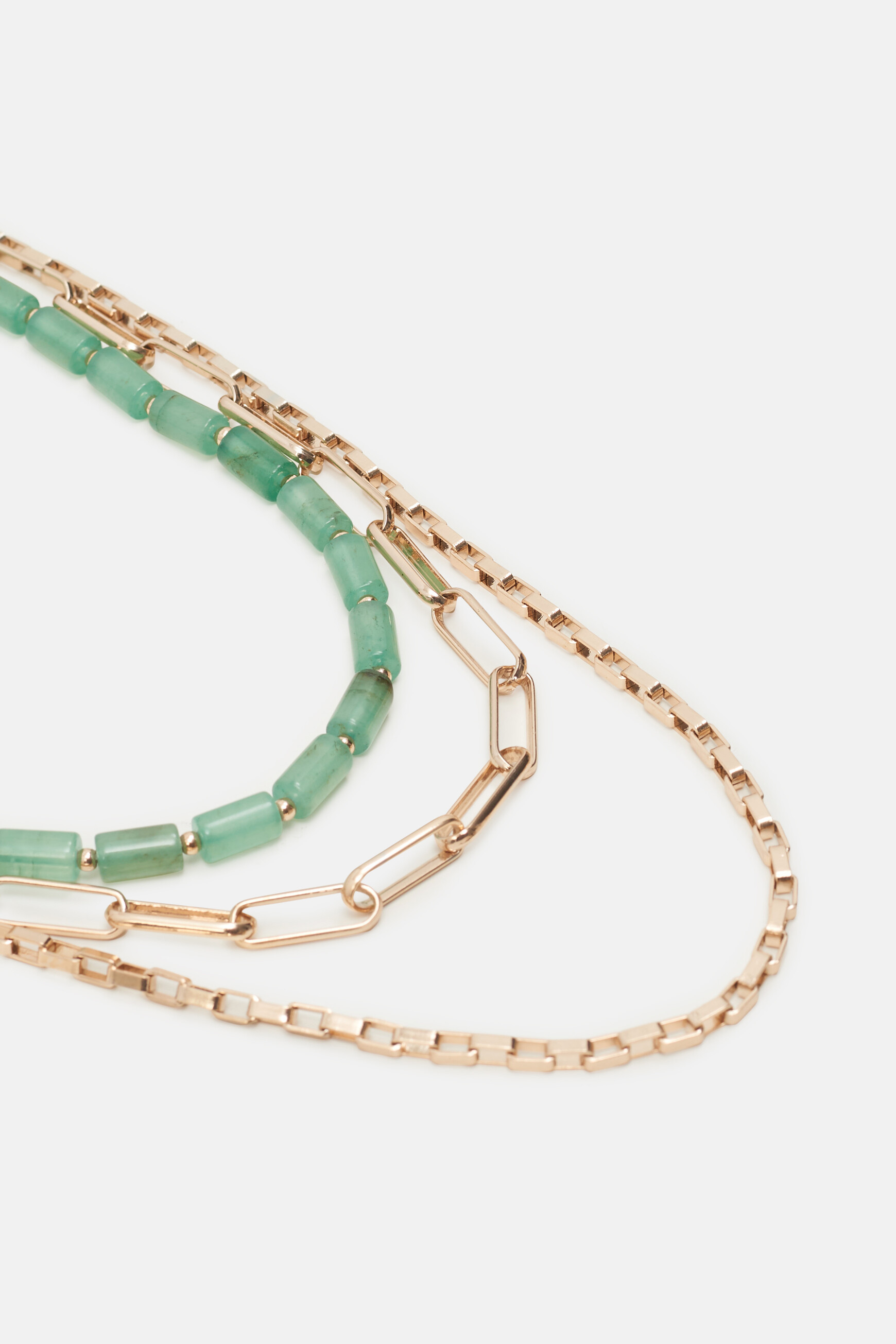 collier crista couleur or femme