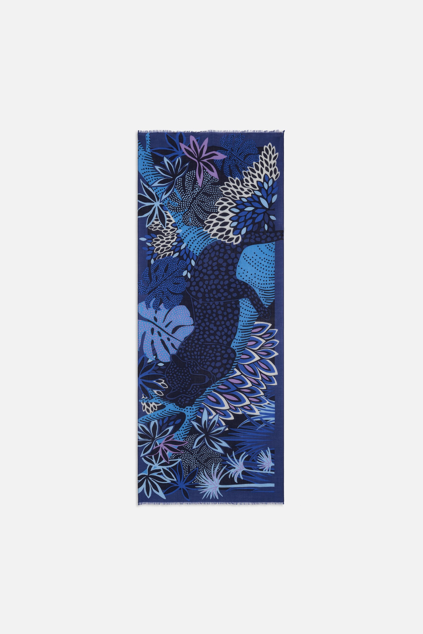 foulard loisia bleu fonce femme bleu foncé vrouw