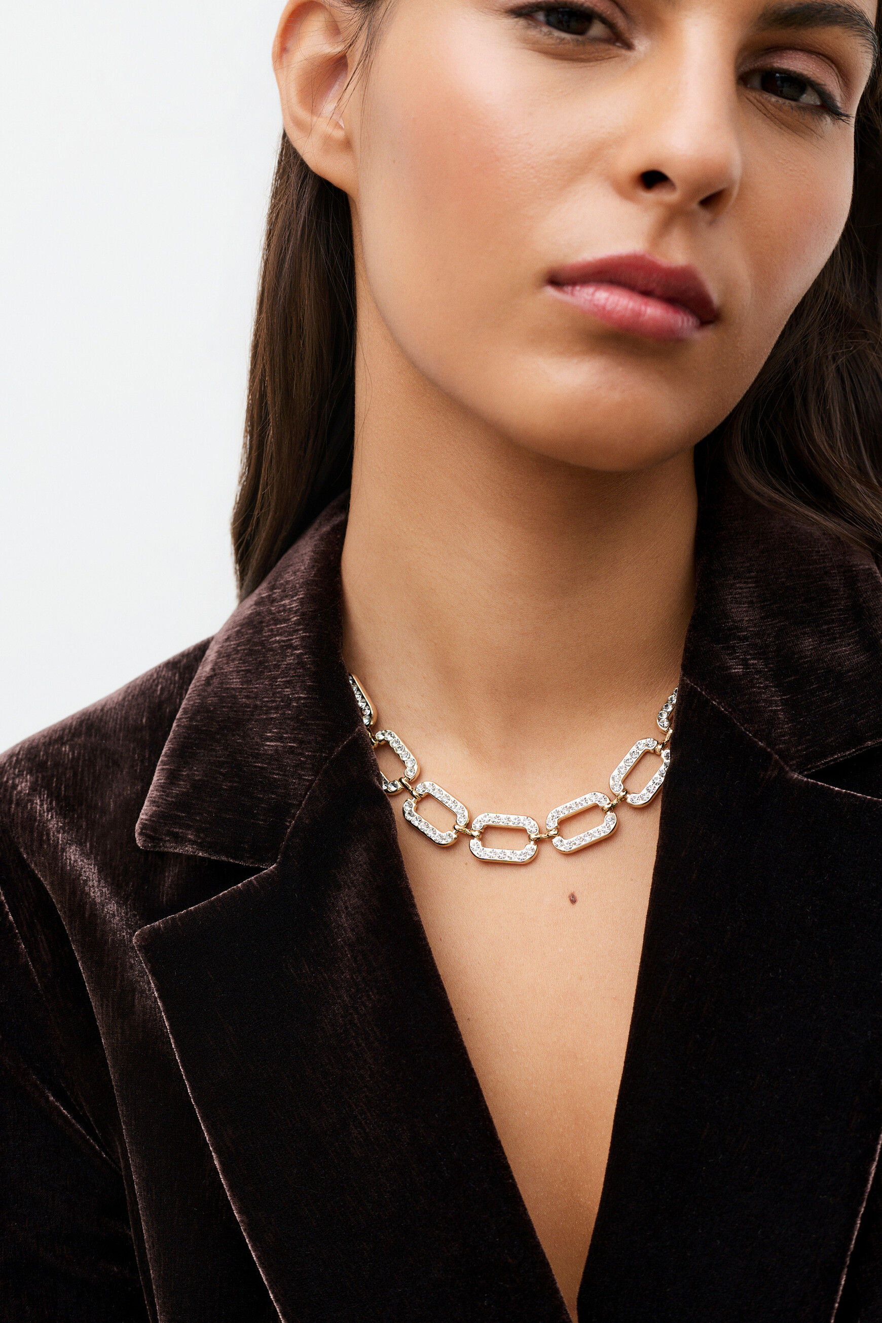 Wastrass necklace gold woman