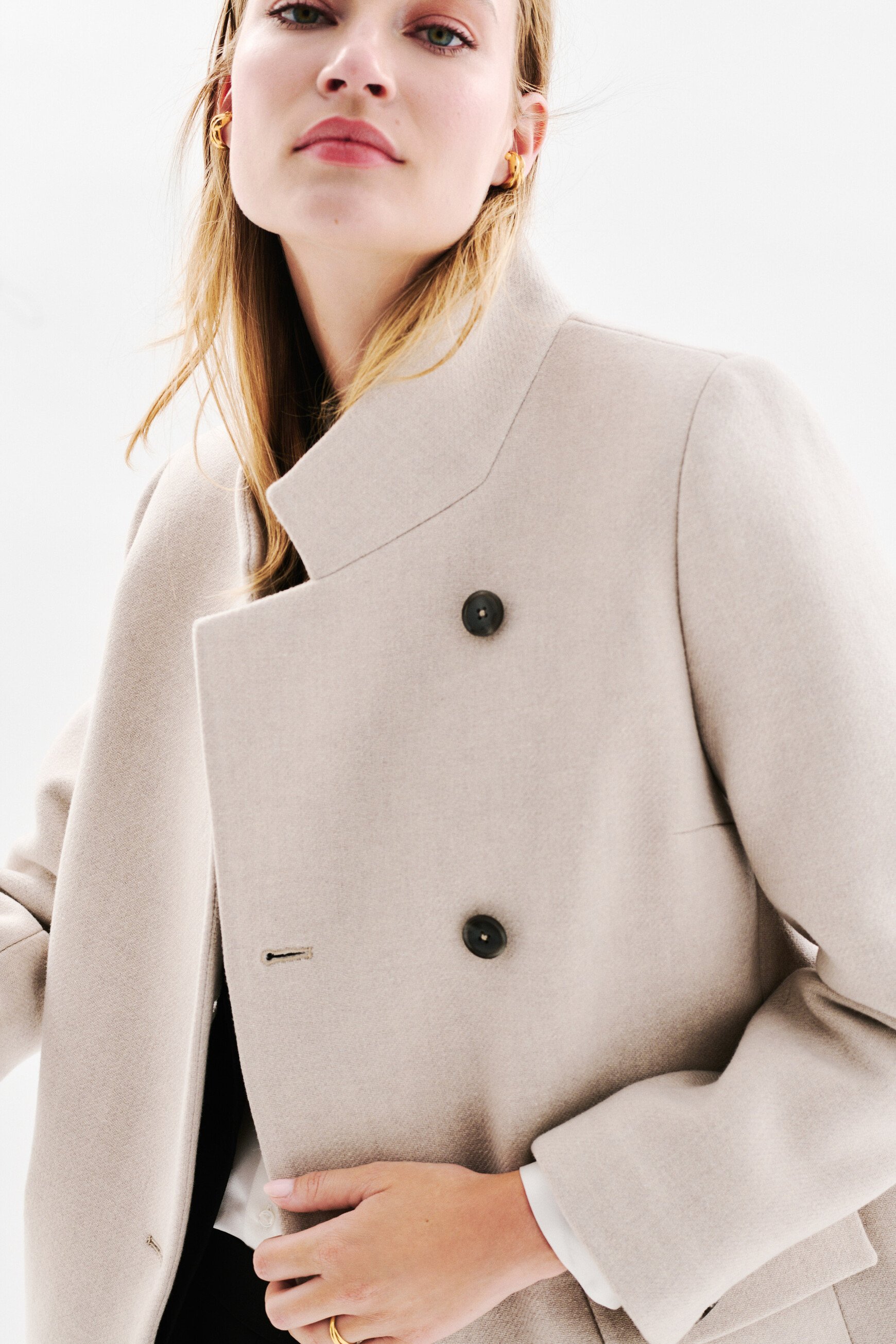 Manteau Gmistery gris foncé femme