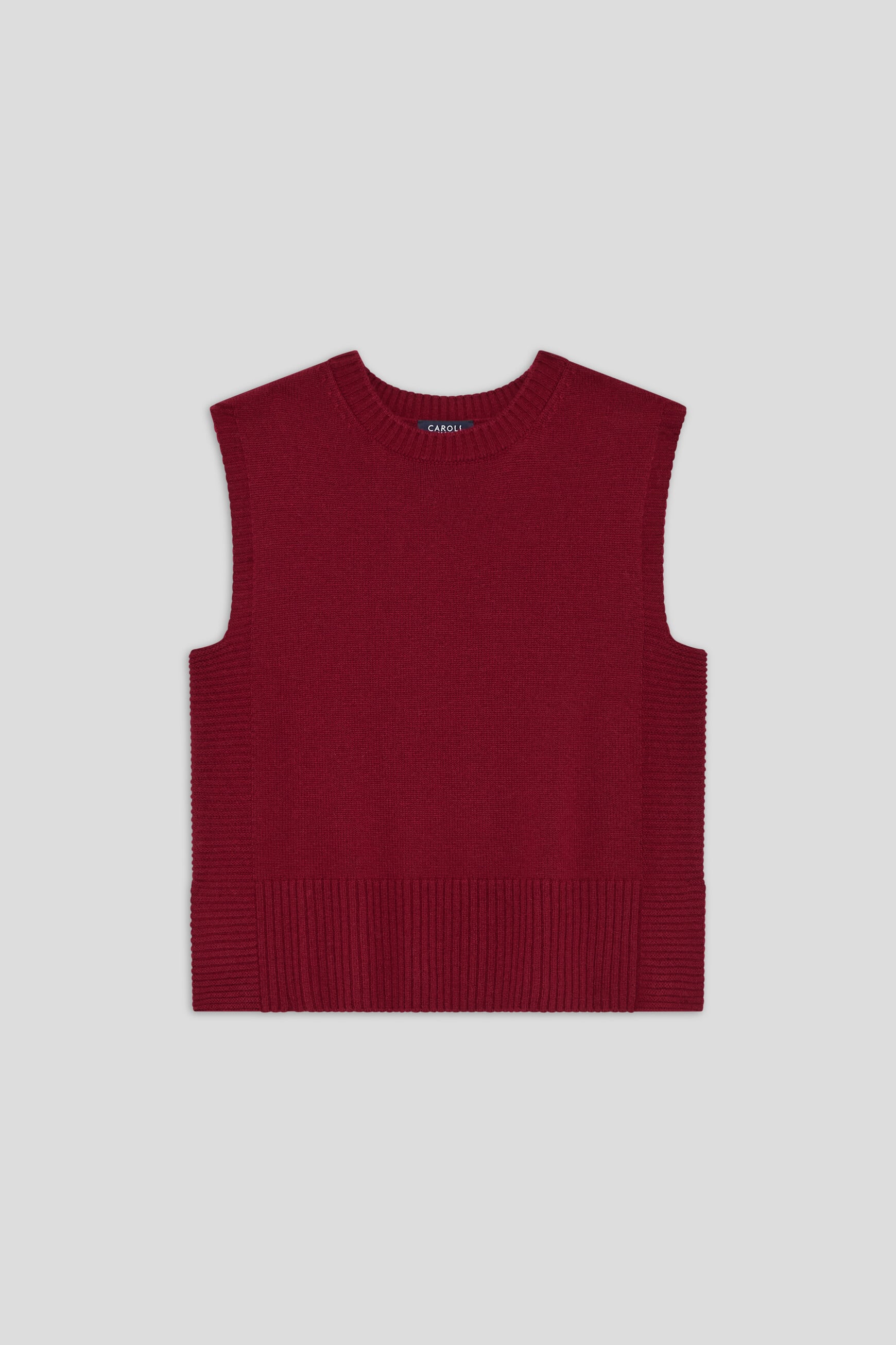 Mwillie sweater dark red woman