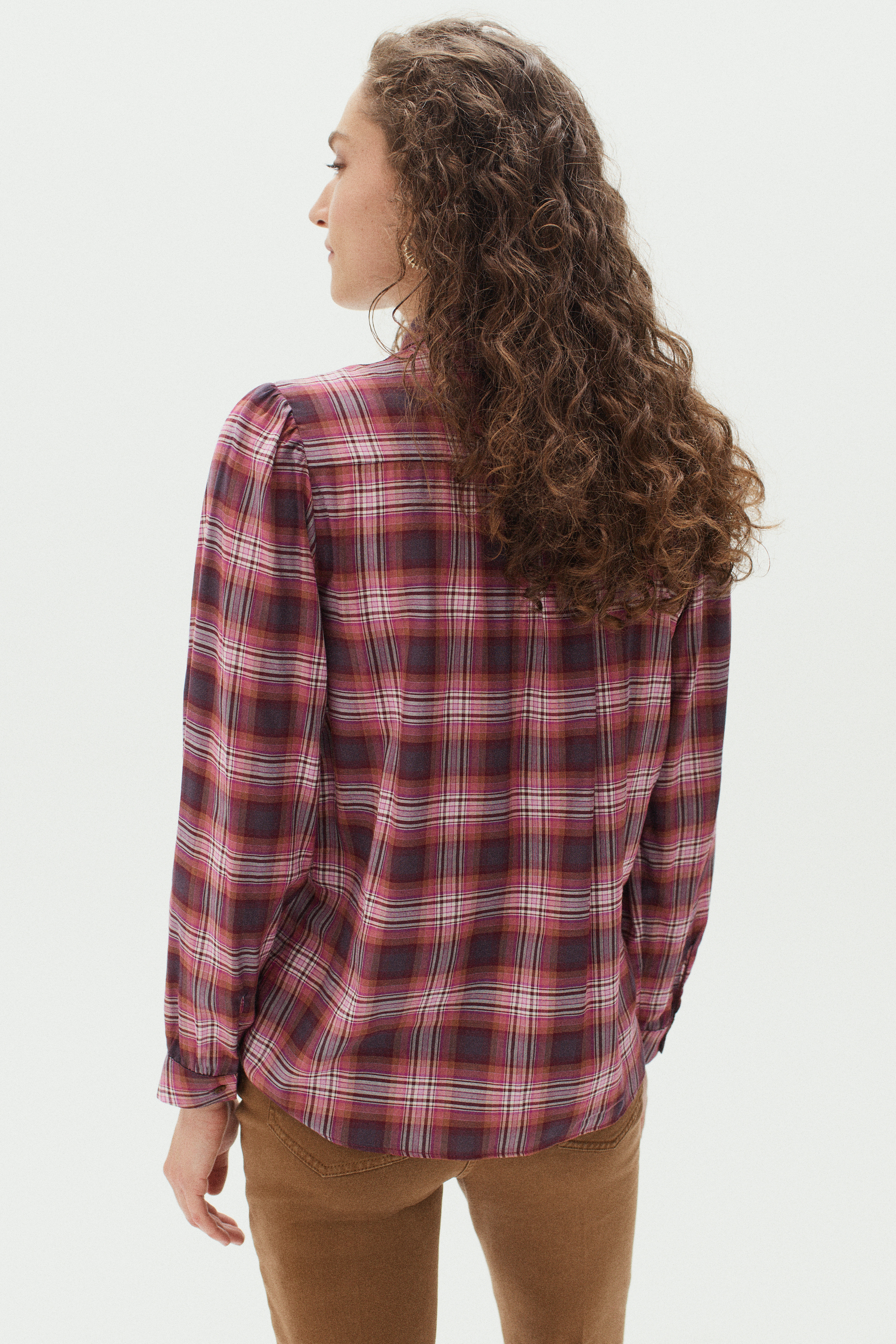 chemisier paulette rose cerise femme chemisier paulette rose cerise femme