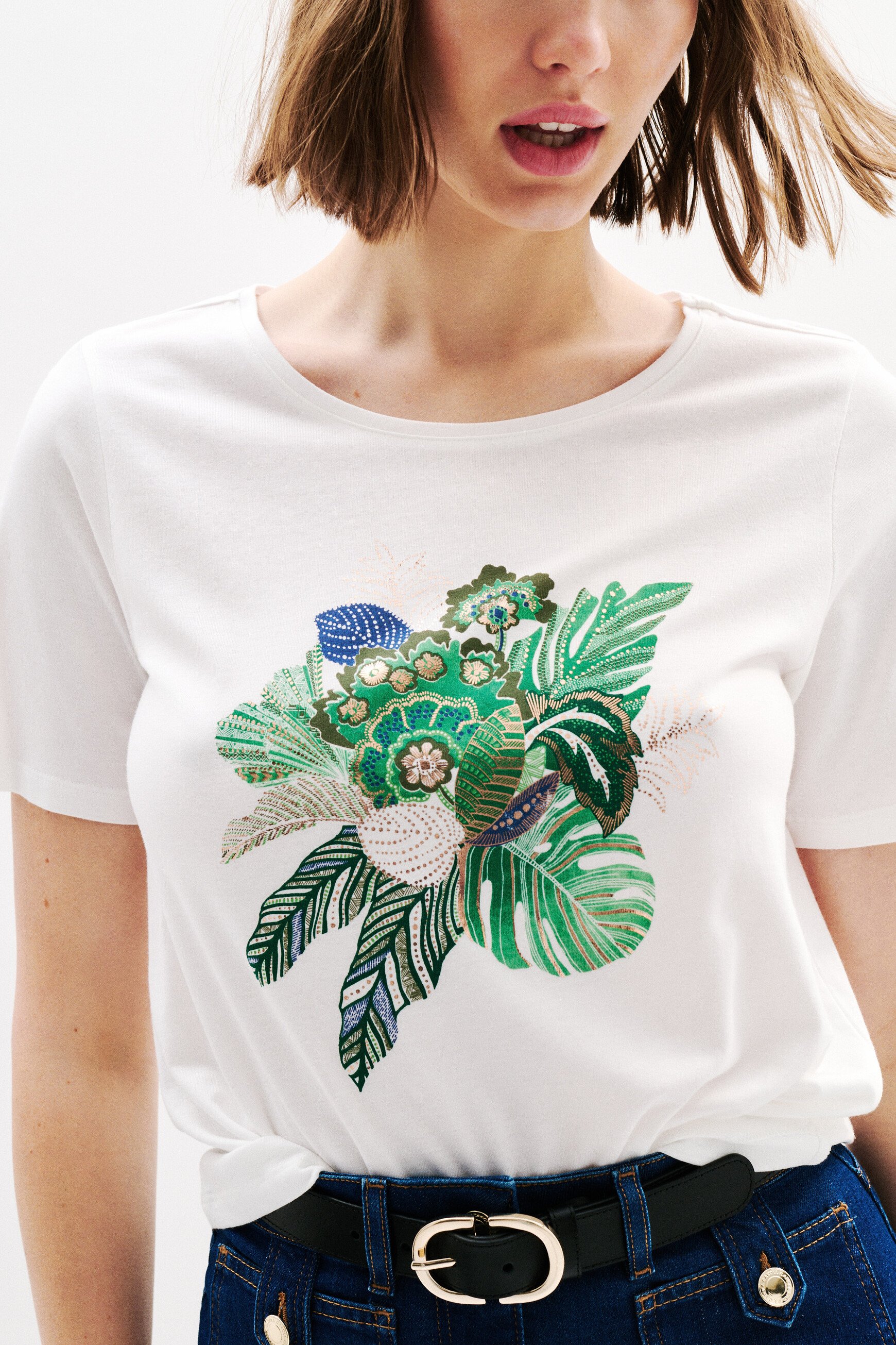 t shirt tedouard vert kaki femme T-shirt Tedouard vert kaki femme