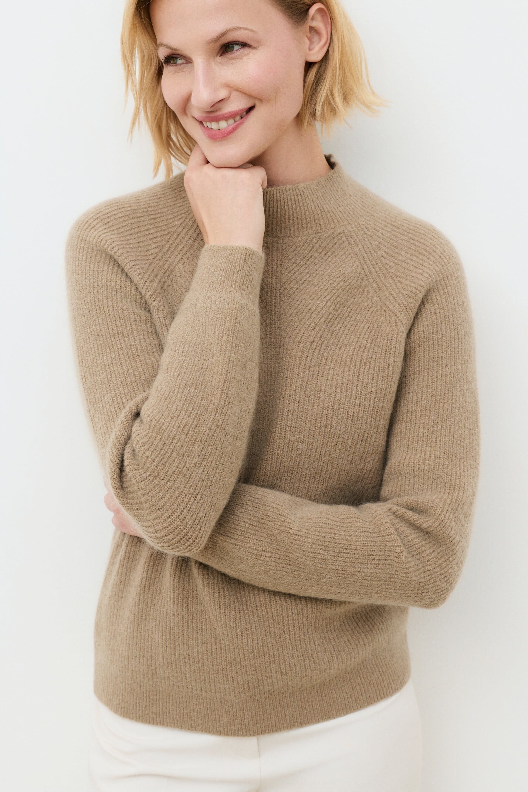 Mviolene sweater taupe woman