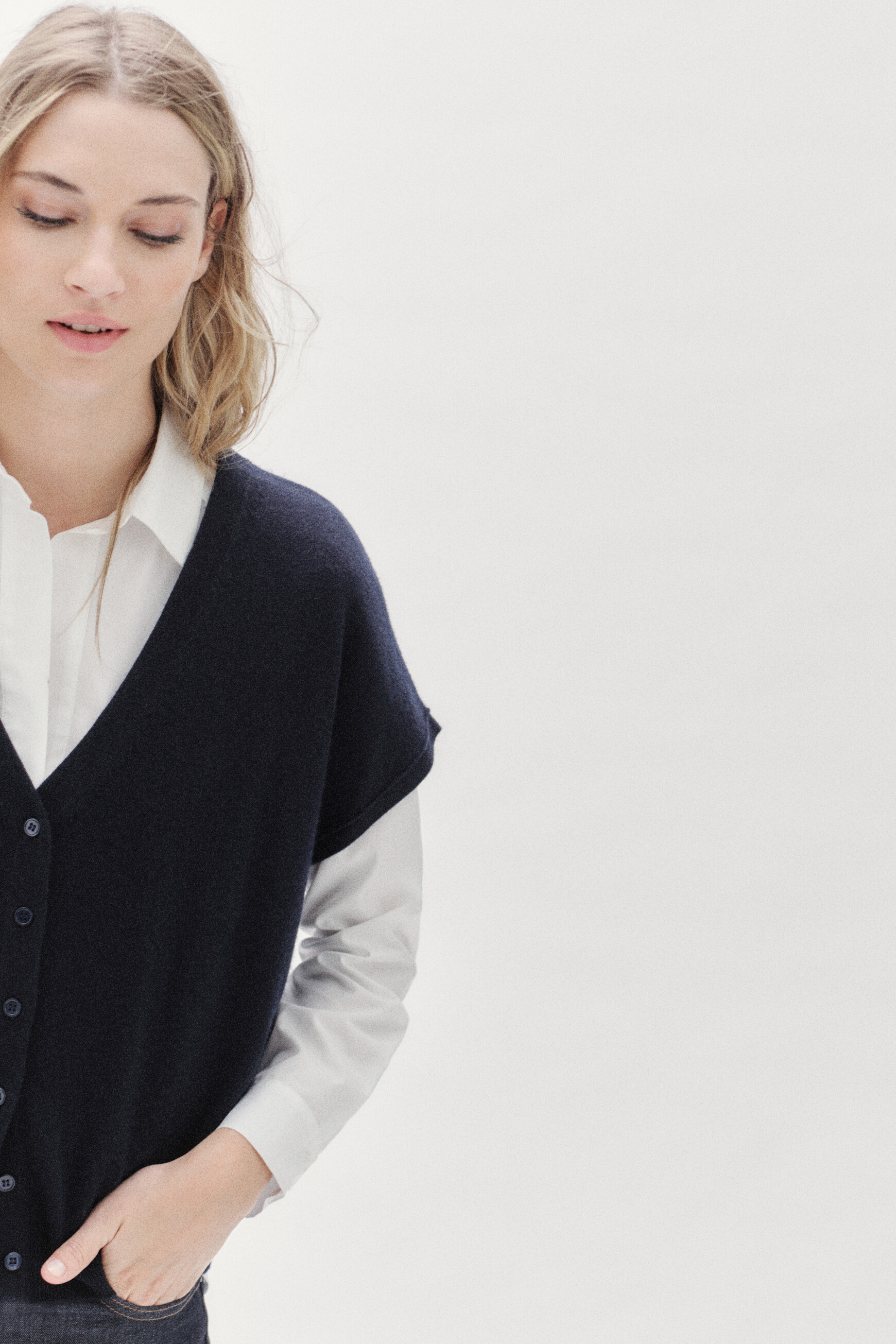 gilet lexie bleu marine femme gilet lexie bleu marine femme