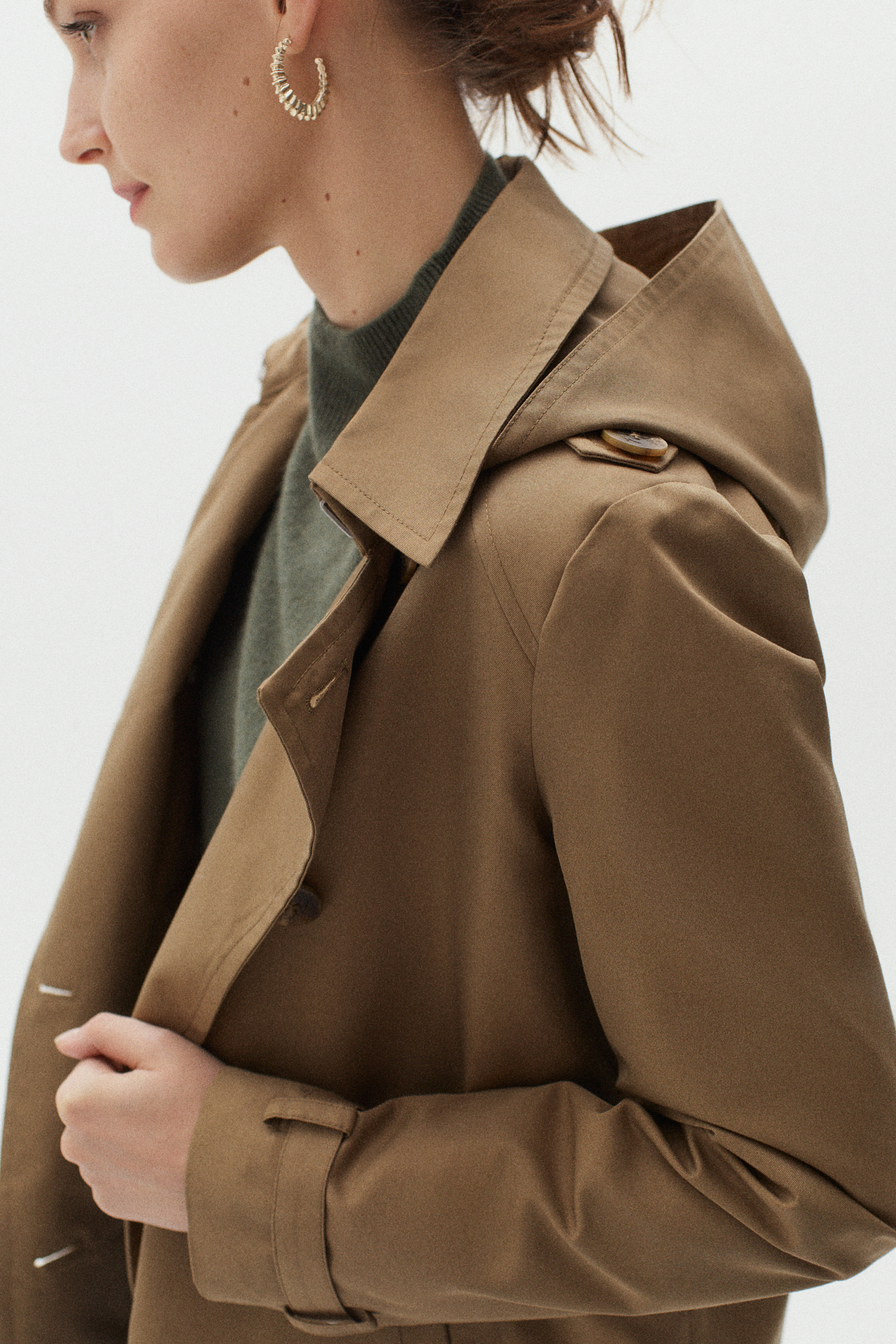 trench lublin vert kaki femme trench lublin vert kaki femme