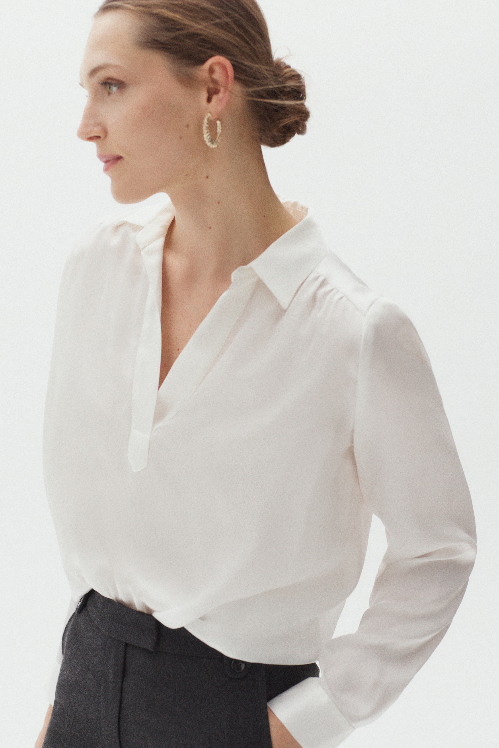 chemisier phoenix soie 100 soie ivoire femme chemisier phoenix soie 100% soie ivoire femme