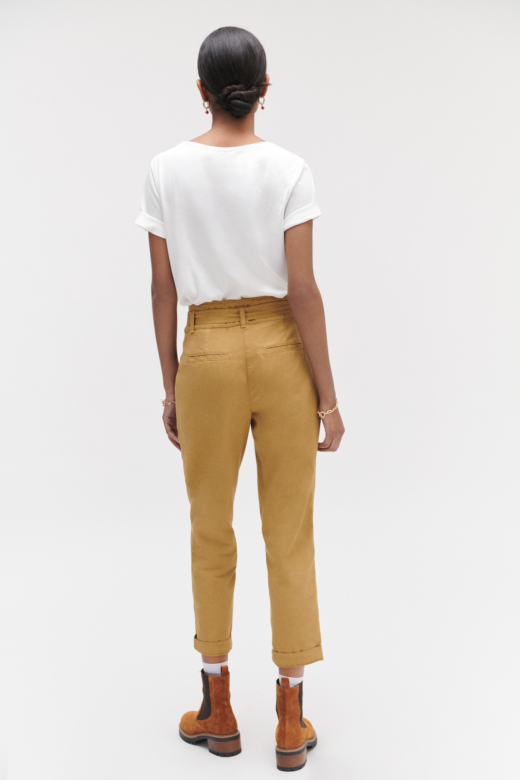 t shirt aja a visuel ecru femme T-shirt Aja à visuel ecru femme