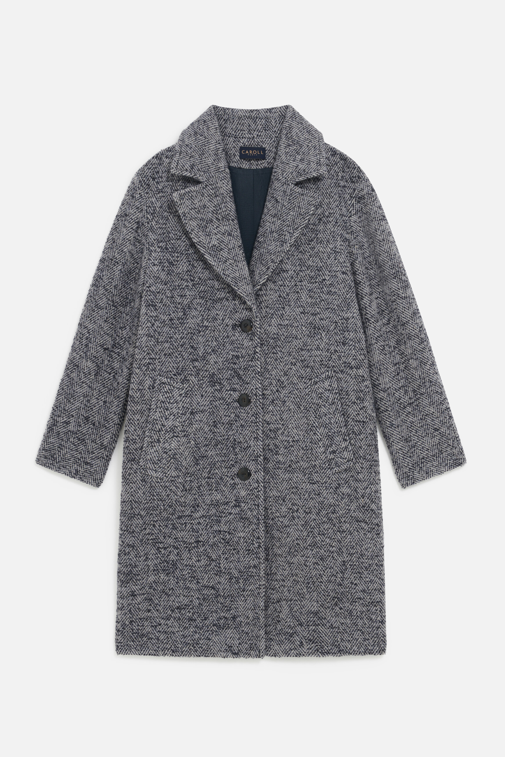 gusto coat navy blue woman Gusto coat navy blue woman