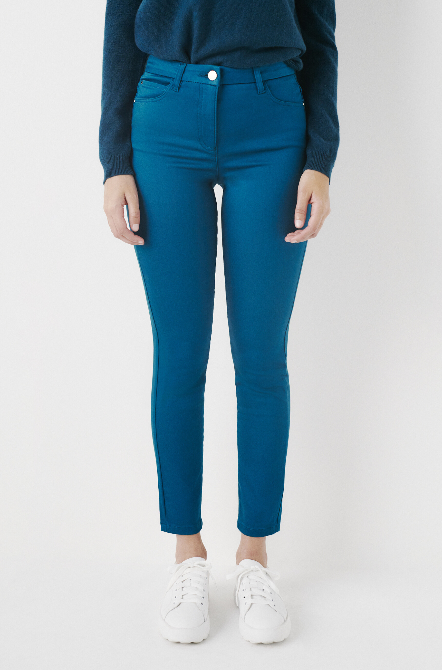 pantalon tony bleu canard femme pantalon tony bleu canard femme