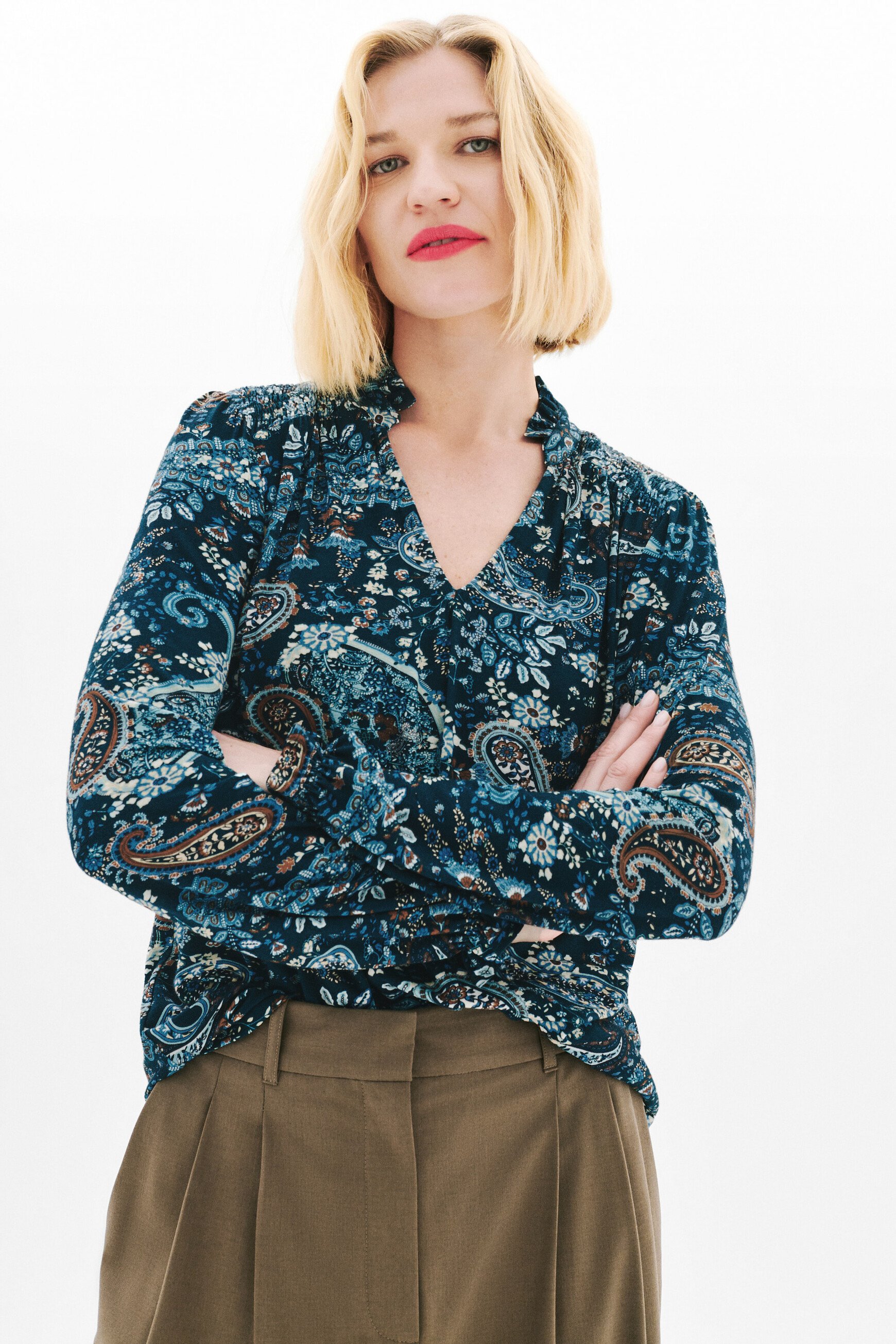 t shirt tiltana3 bleu canard femme T-shirt Tiltana3 bleu canard femme