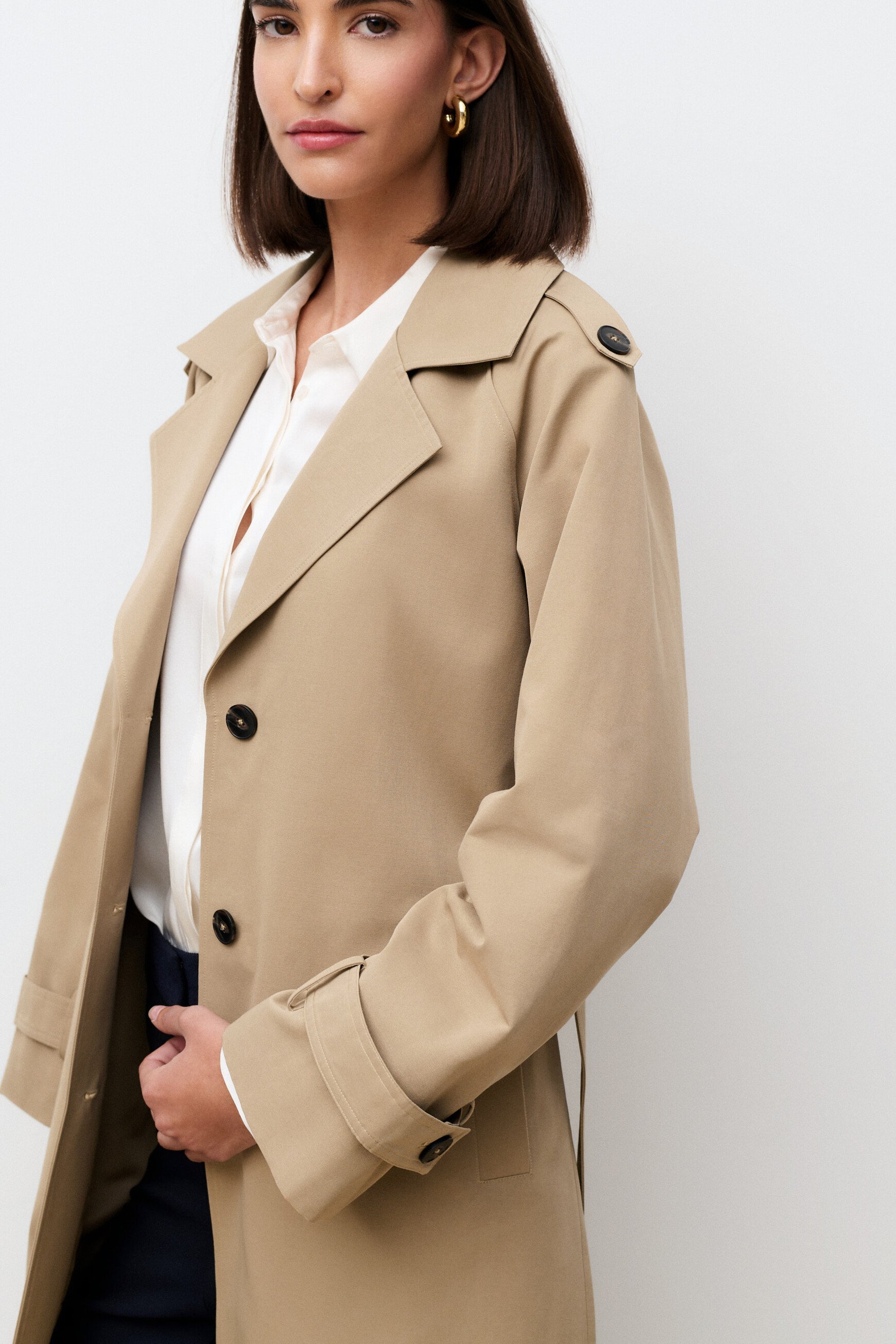 Trench Gato beige fonce femme
