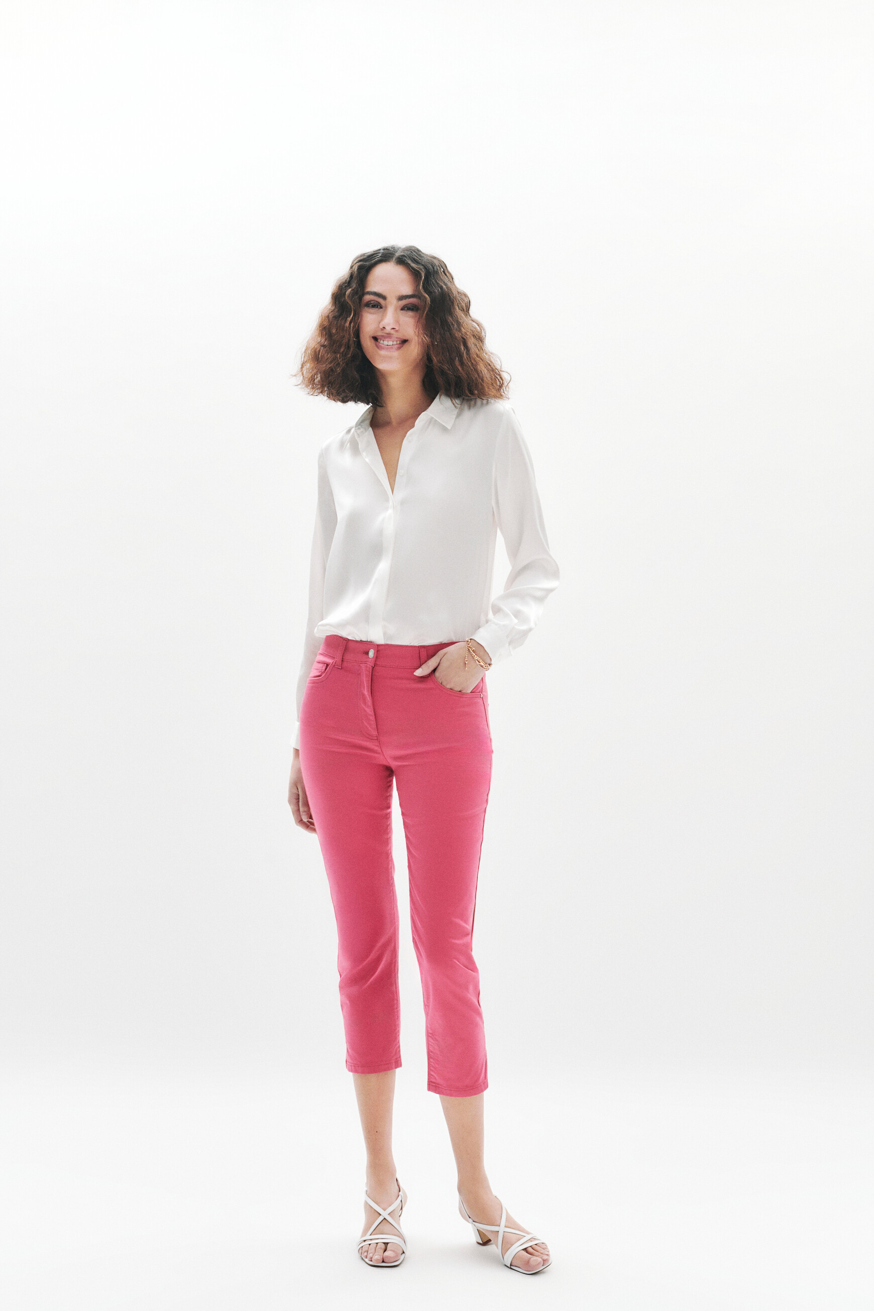 caprihose mason rouge fonce damen Caprihose Mason rouge foncé damen
