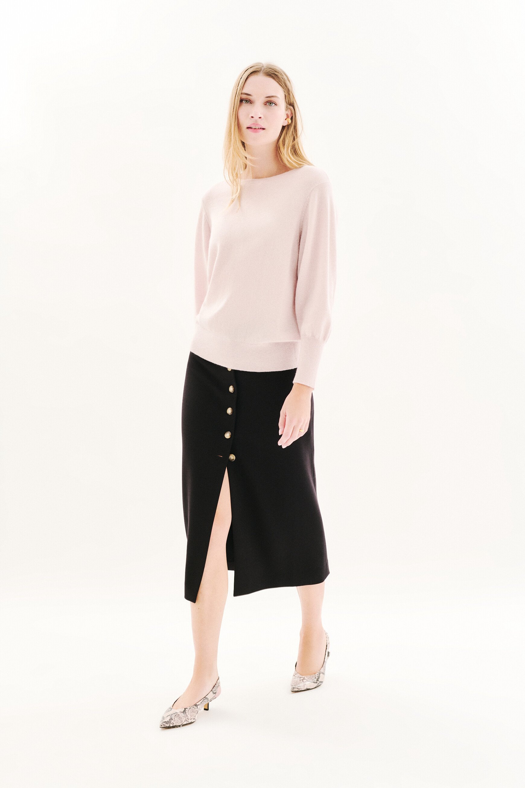 Trui Mchelsealu oud roze vrouw