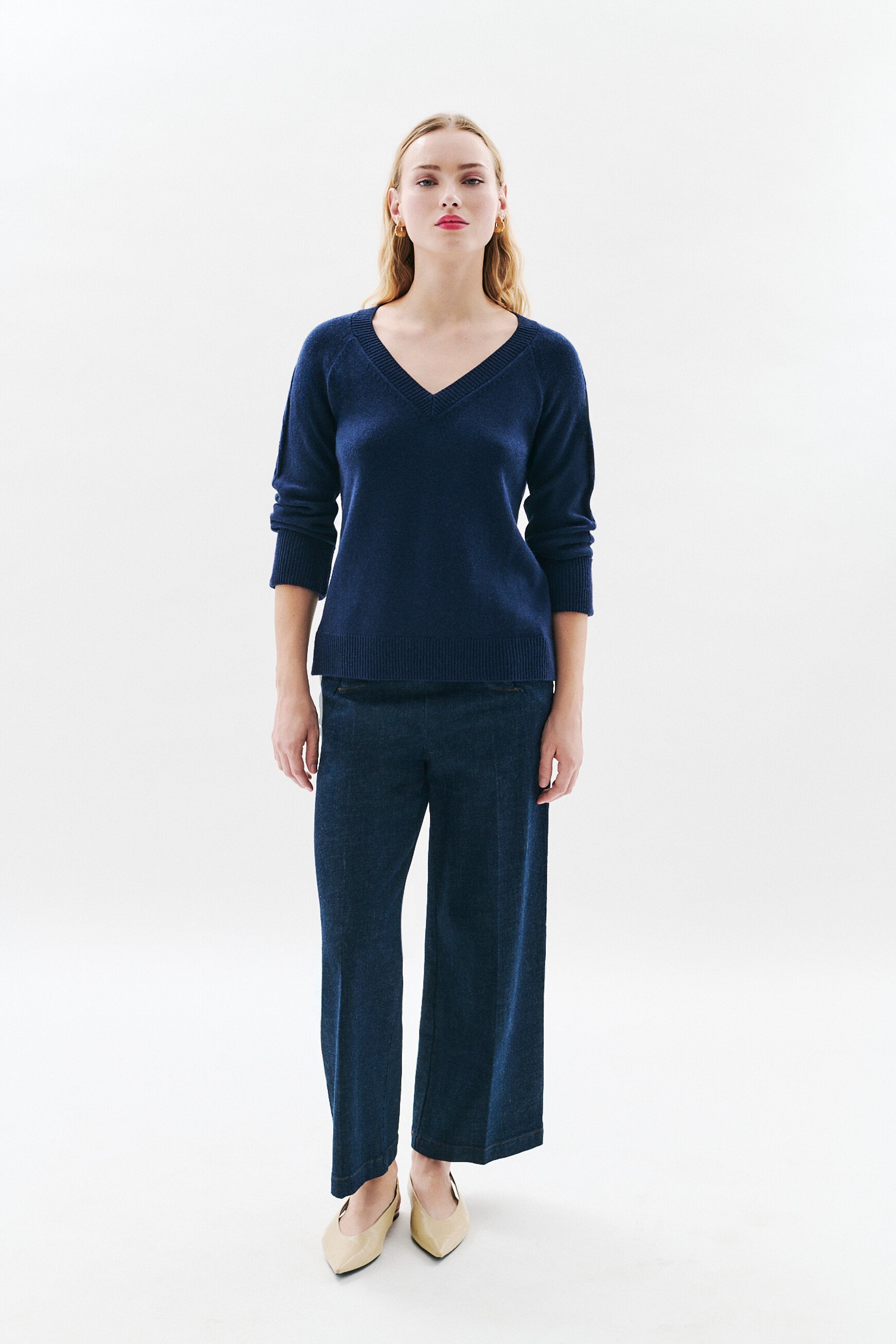 pullover mjade marineblau damen
