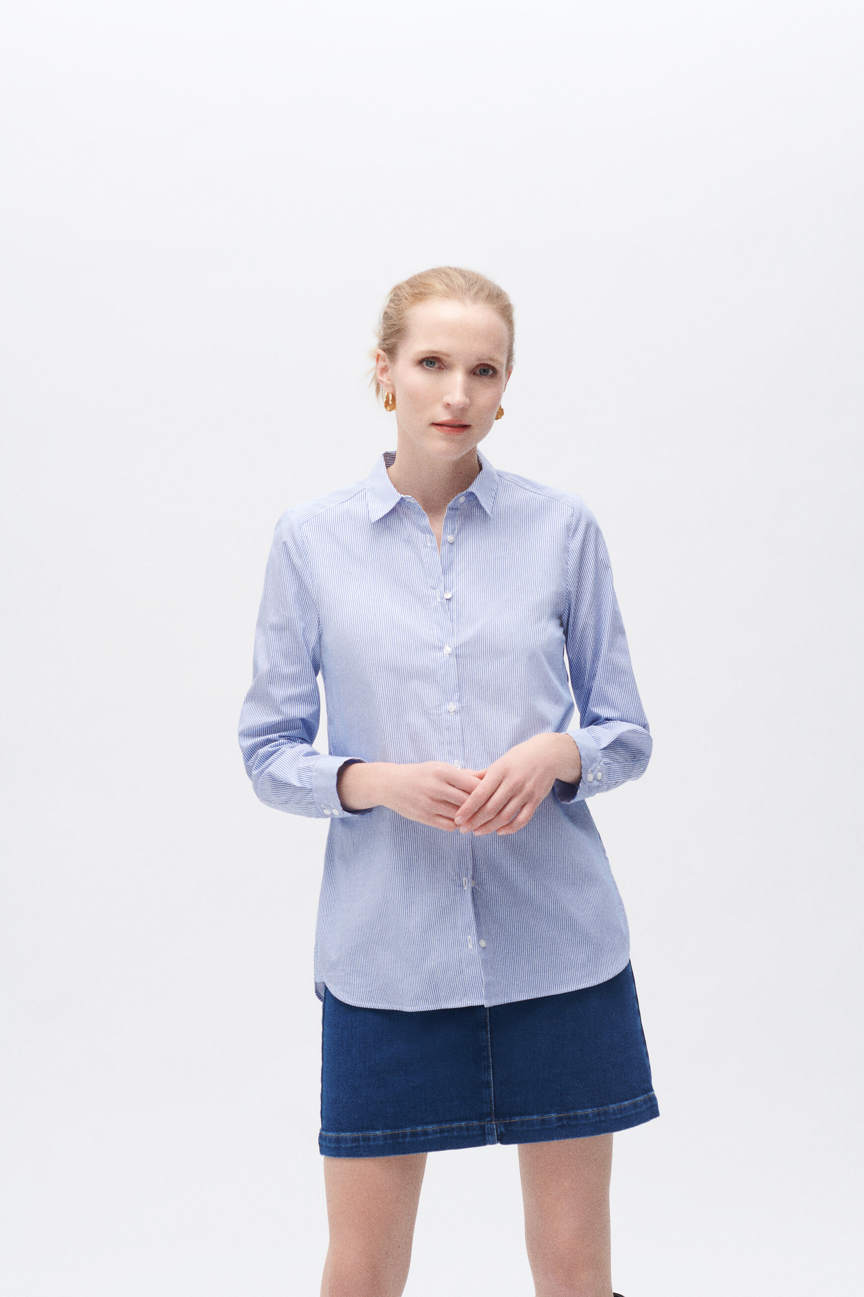chemisier savana rayee bleu roi femme chemisier savana rayee bleu roi femme