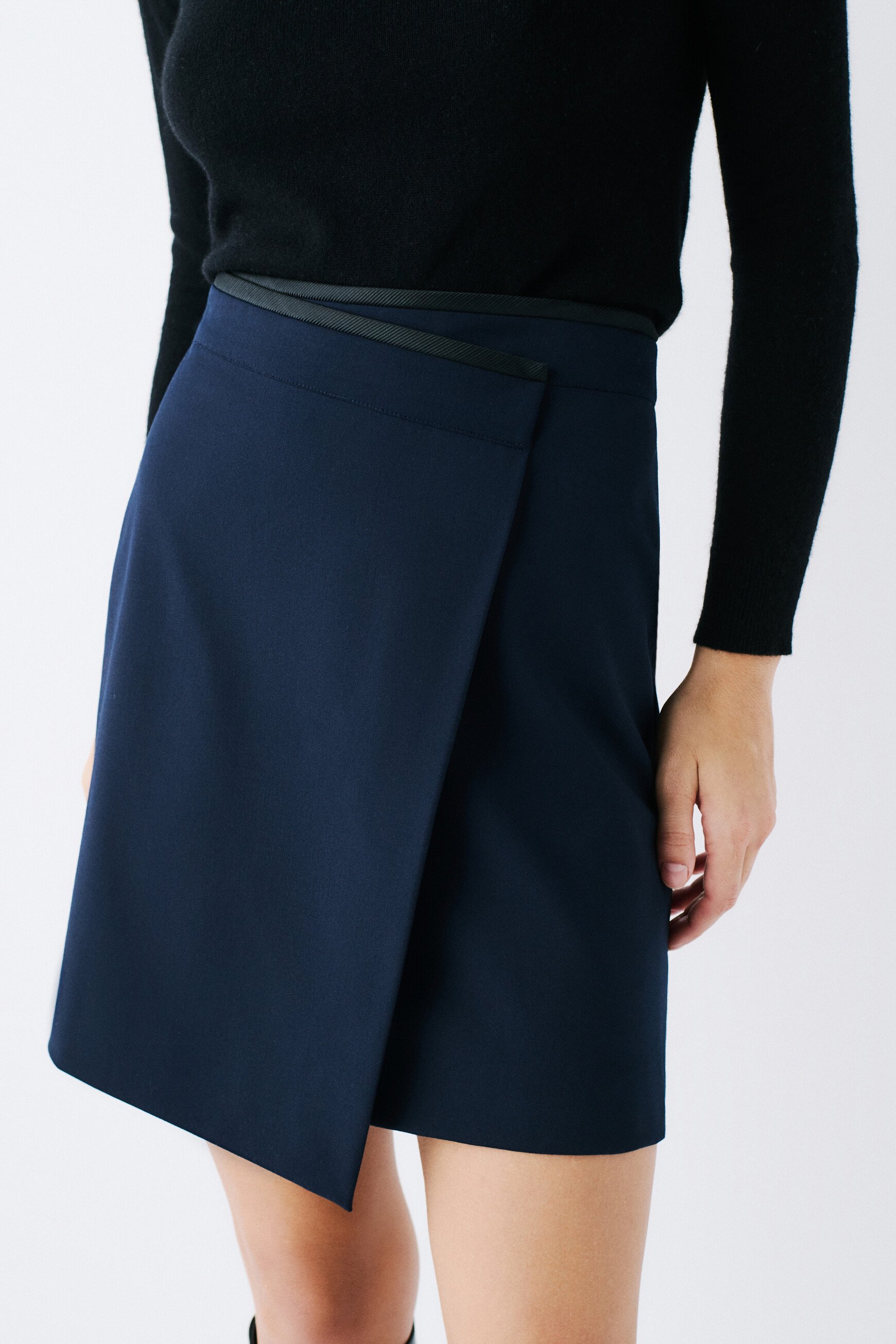 jphare skirt navy blue woman