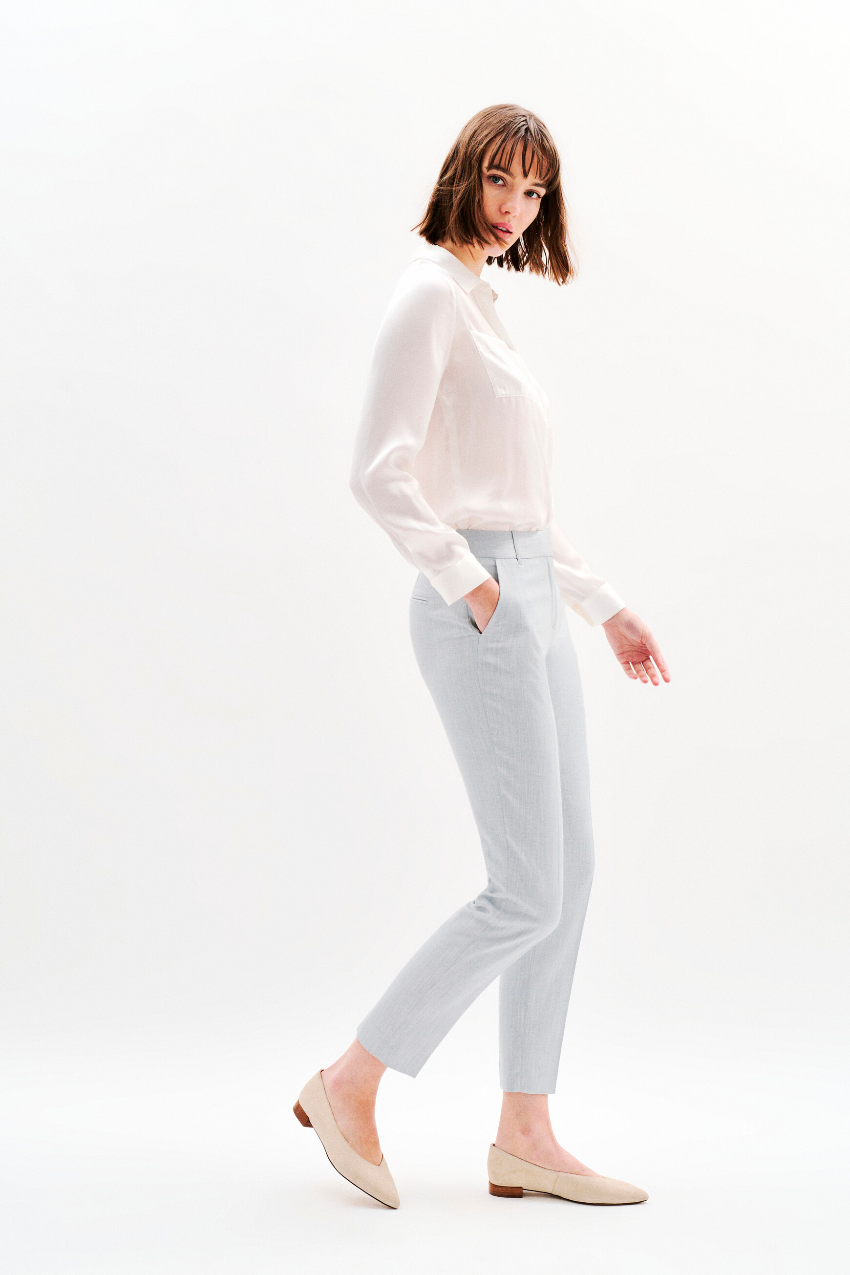 pgautier3 hose himmelblau damen Pgautier3 Hose himmelblau damen