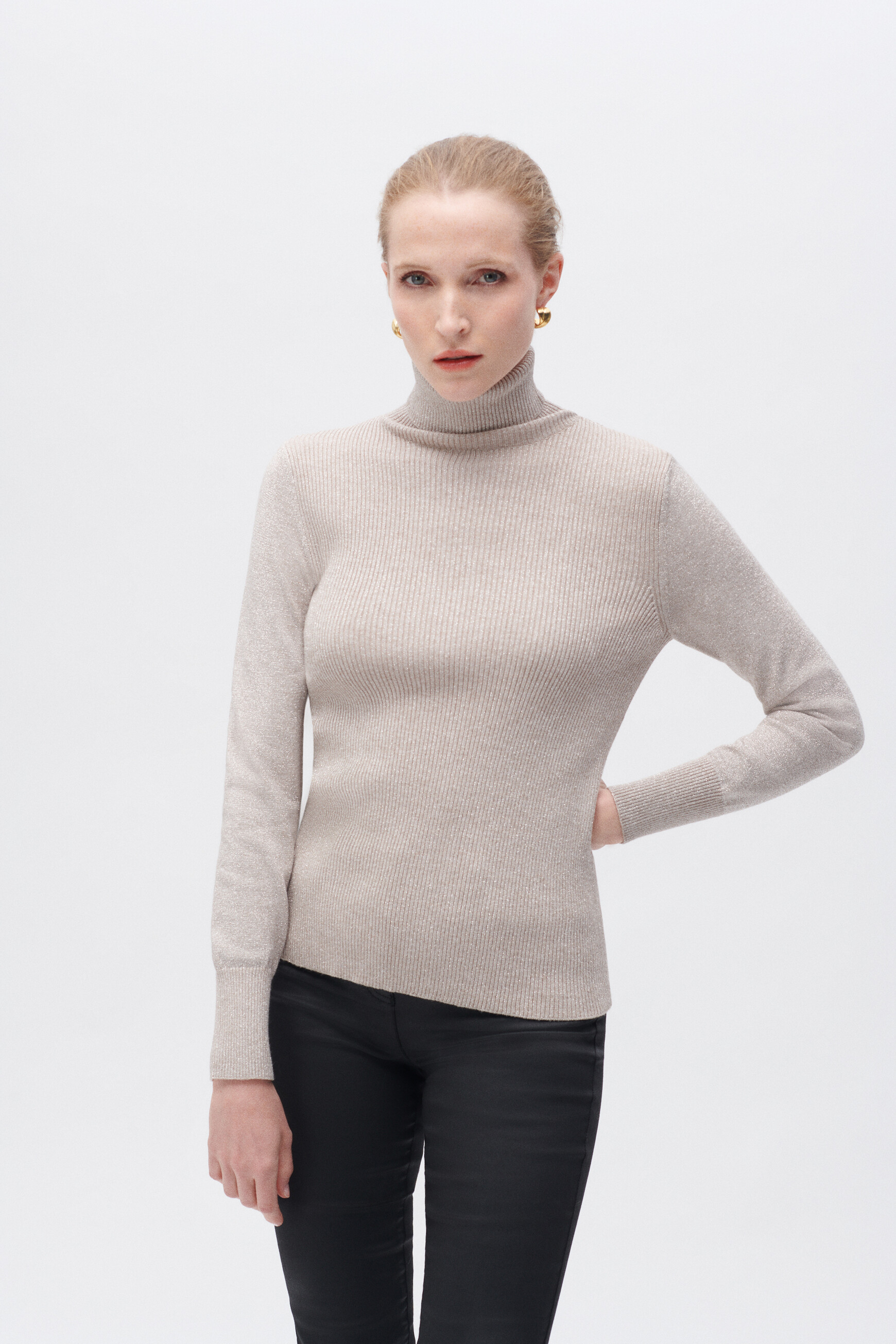 Pull mick gris argent femme
