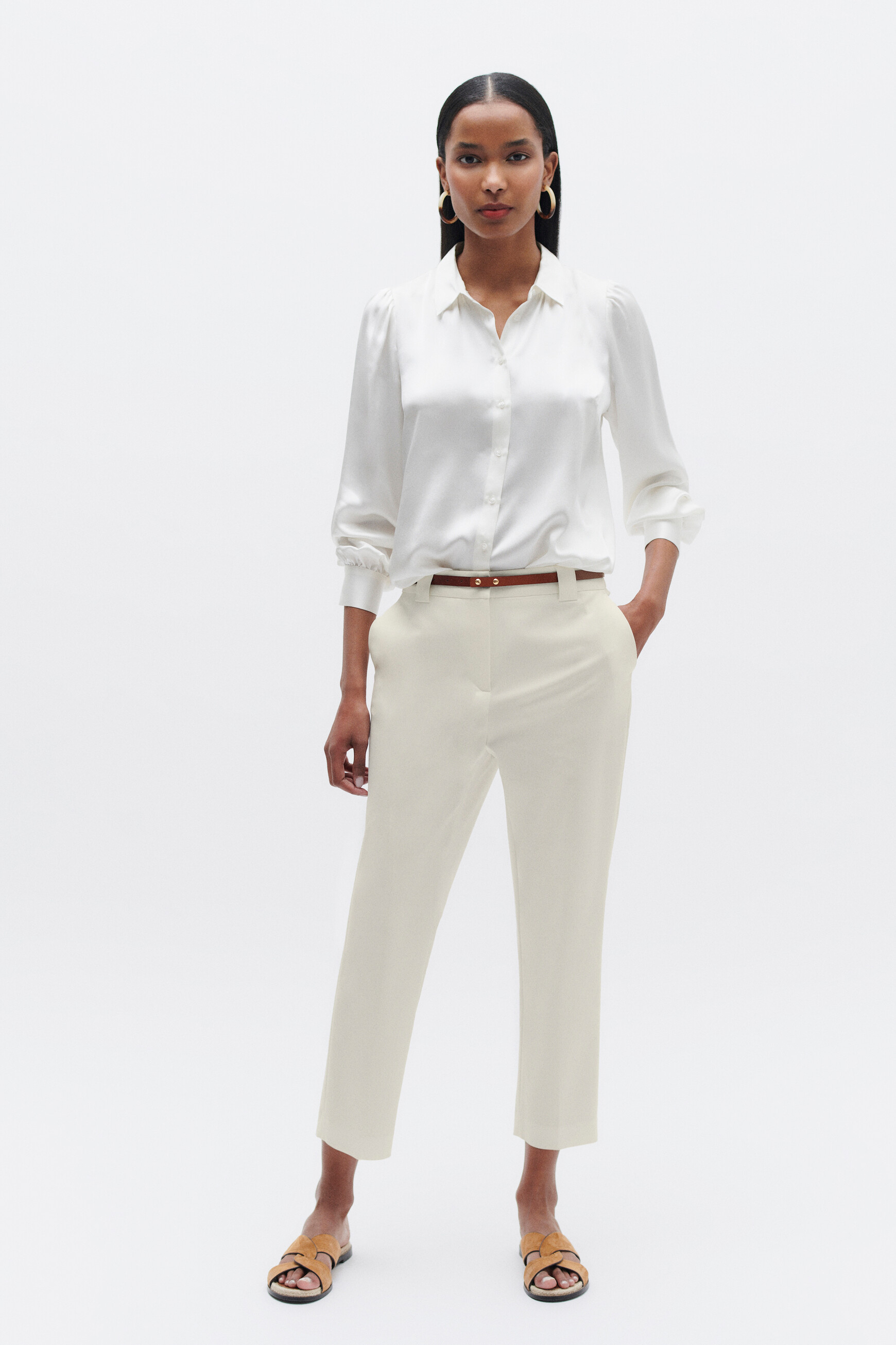 pantalon bobby ivoire femme pantalon bobby ivoire femme