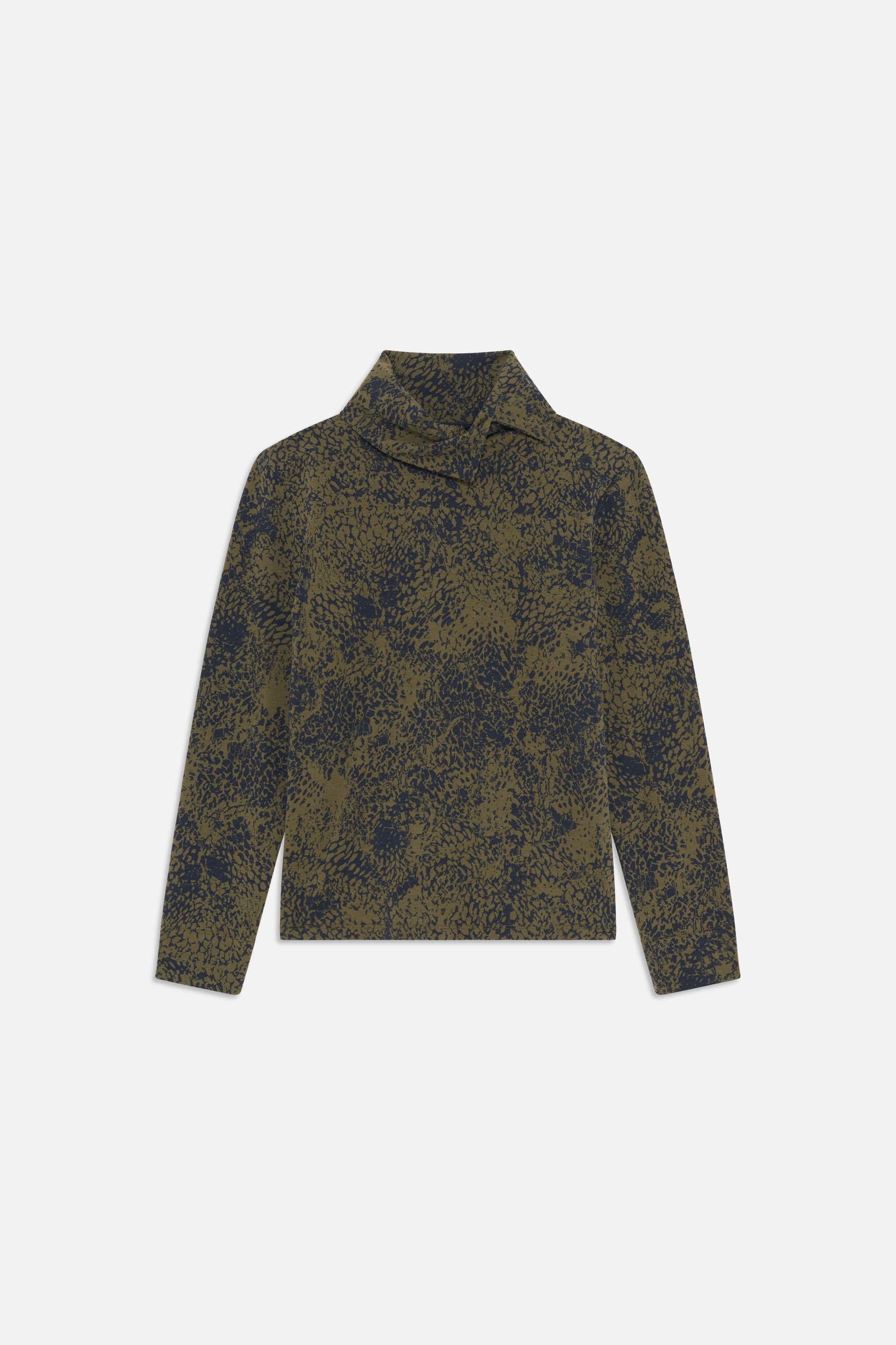 T-shirt Tanoushka2 vert kaki femme