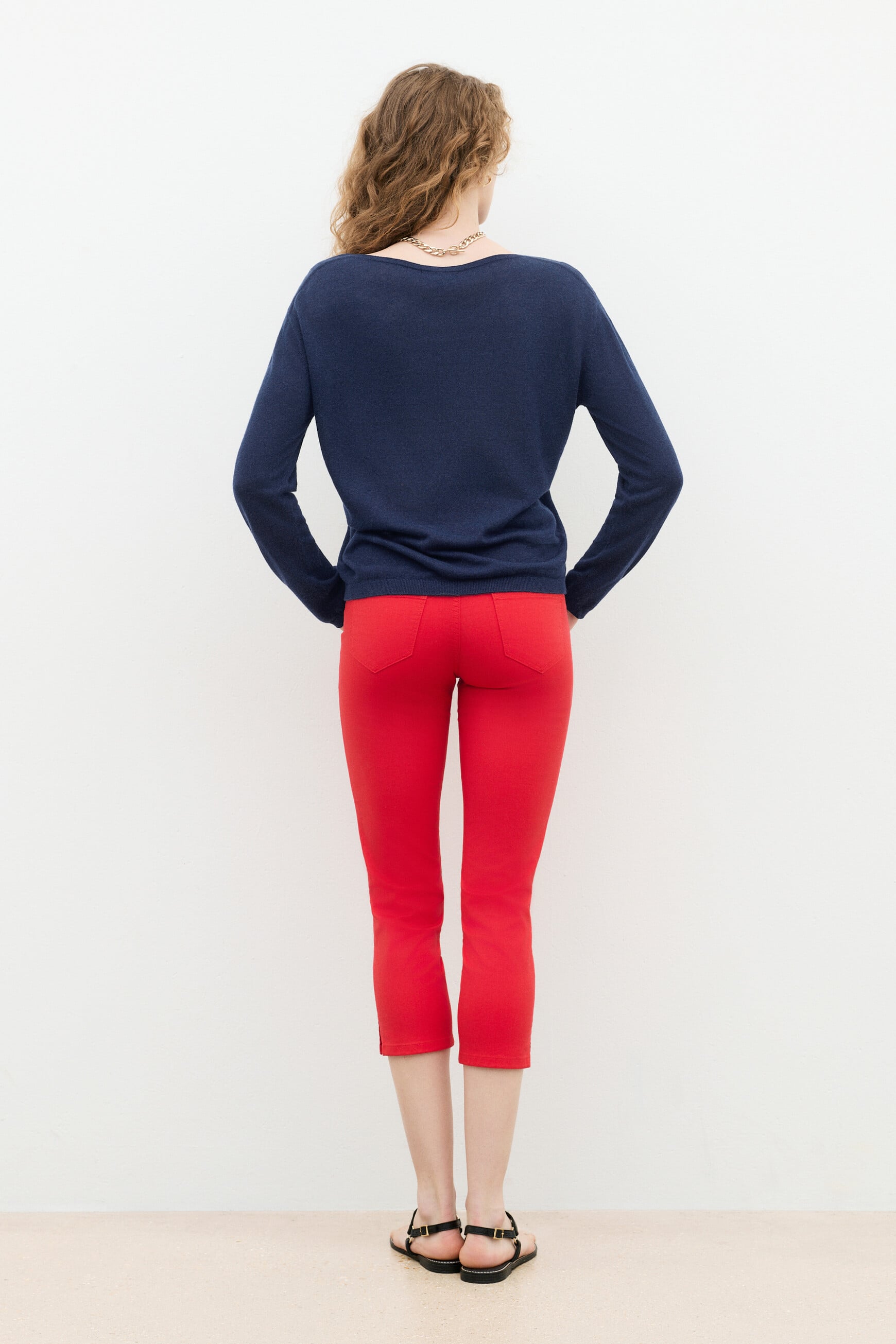 Pull Mcolombe bleu marine femme