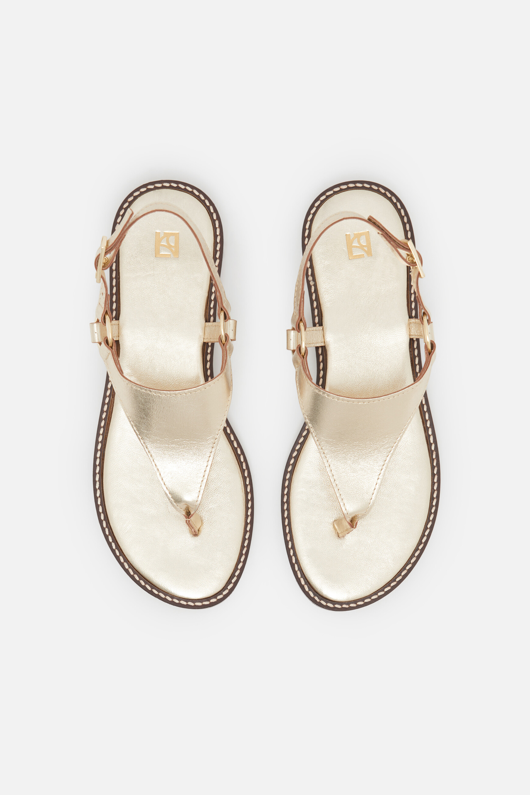 sandales lexi2 en cuir naturel couleur or femme Sandales Lexi2 en cuir naturel couleur or femme