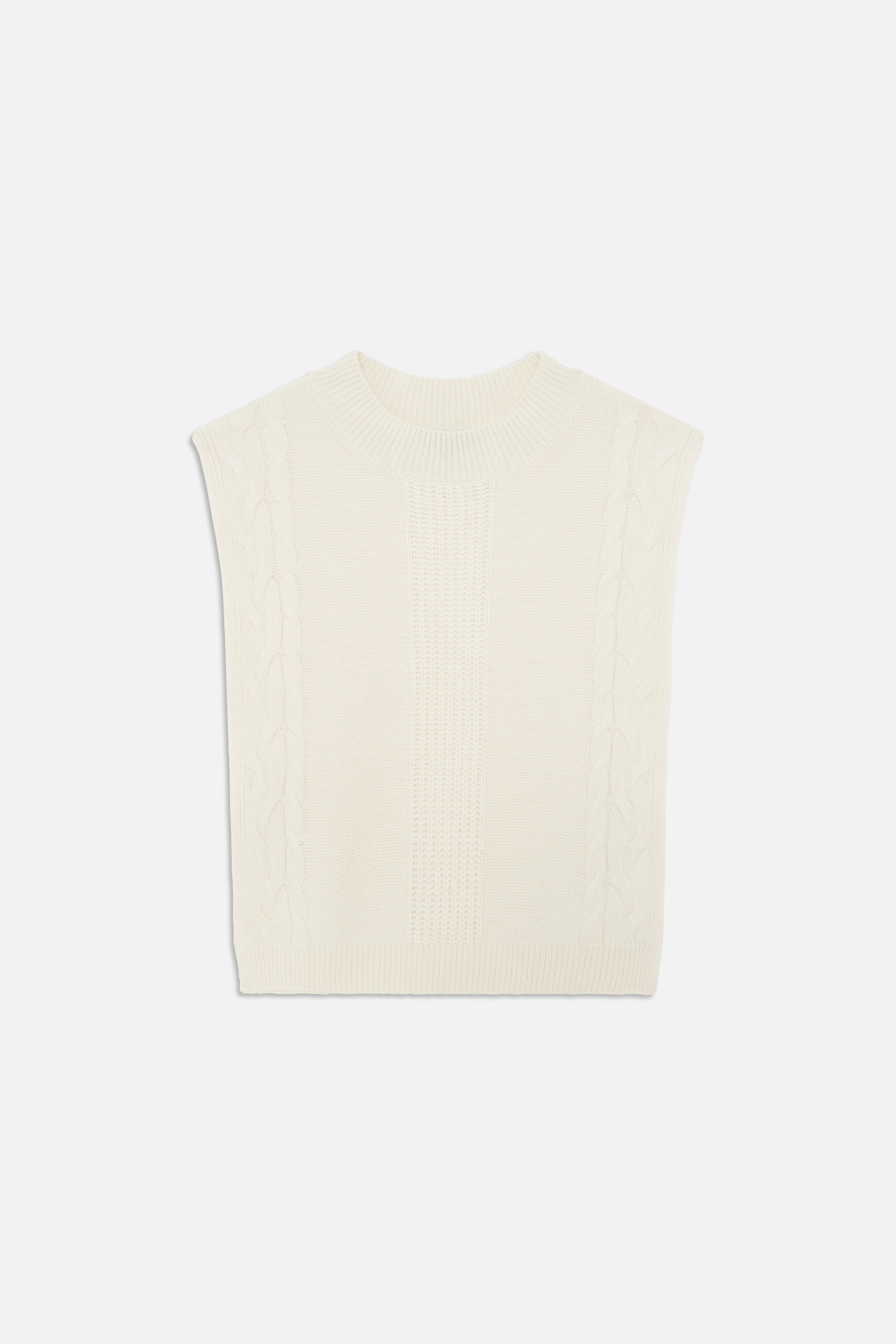 hiris poncho ecru woman