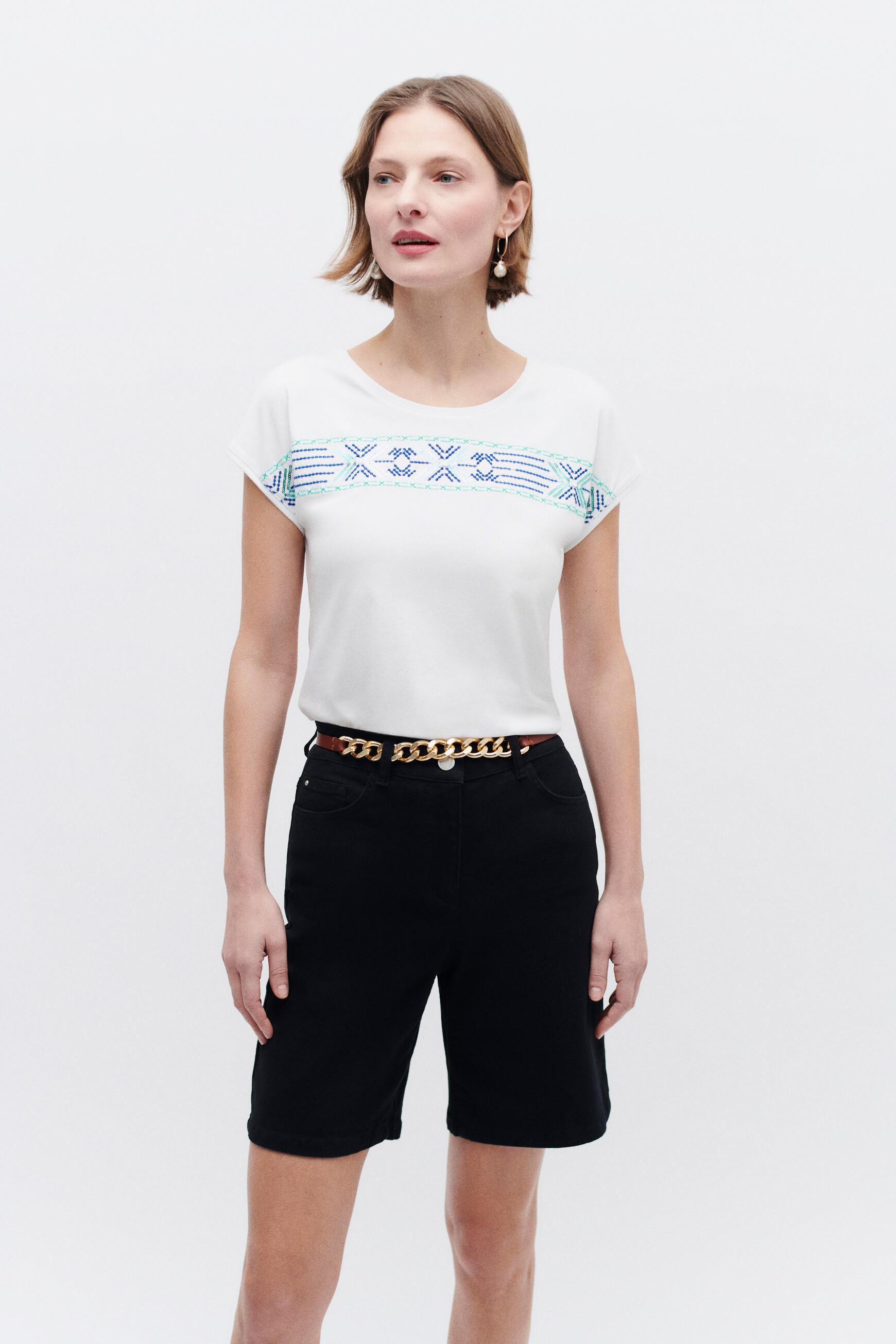 Shorts Menphis schwarz damen