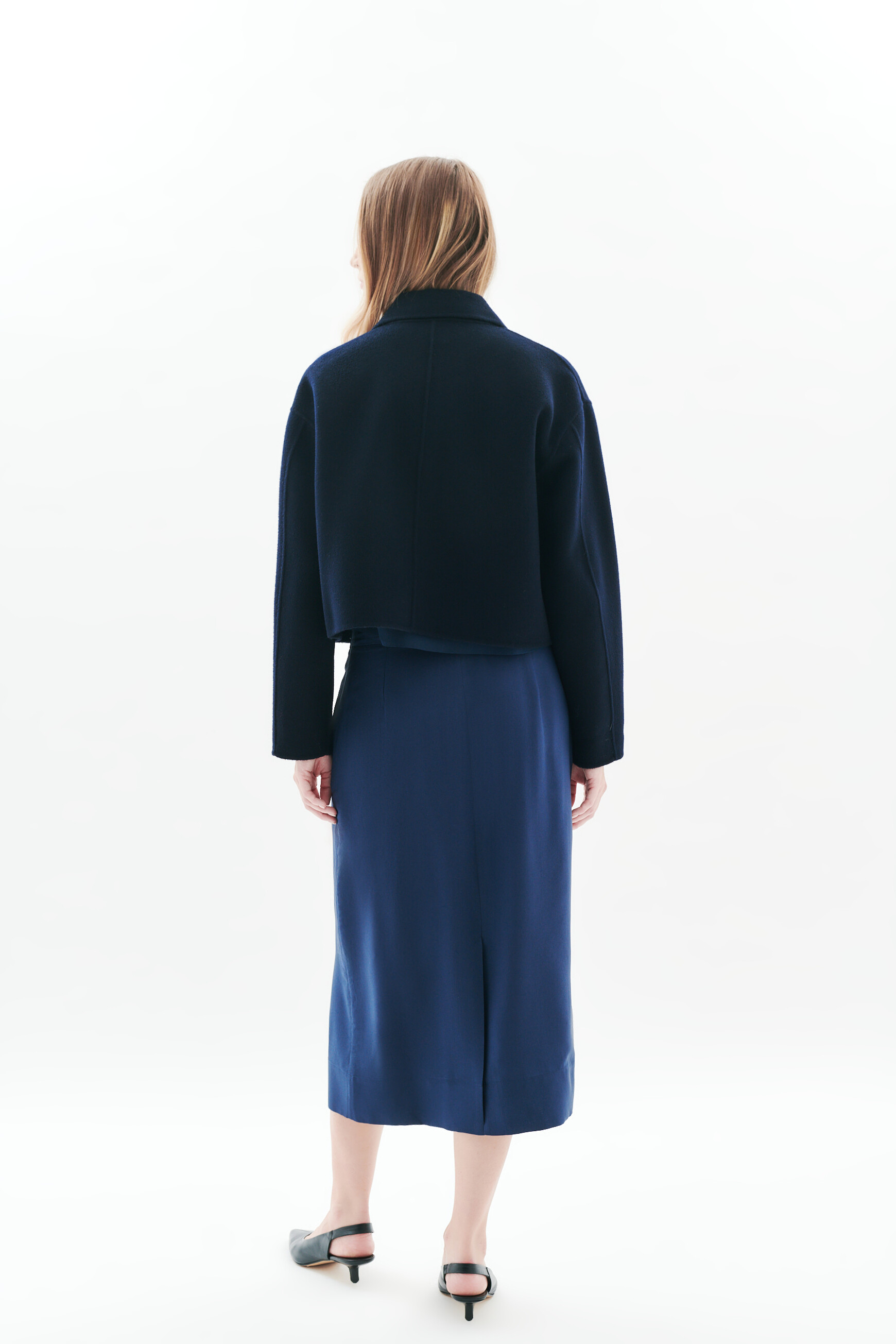 marineblauw vrouw