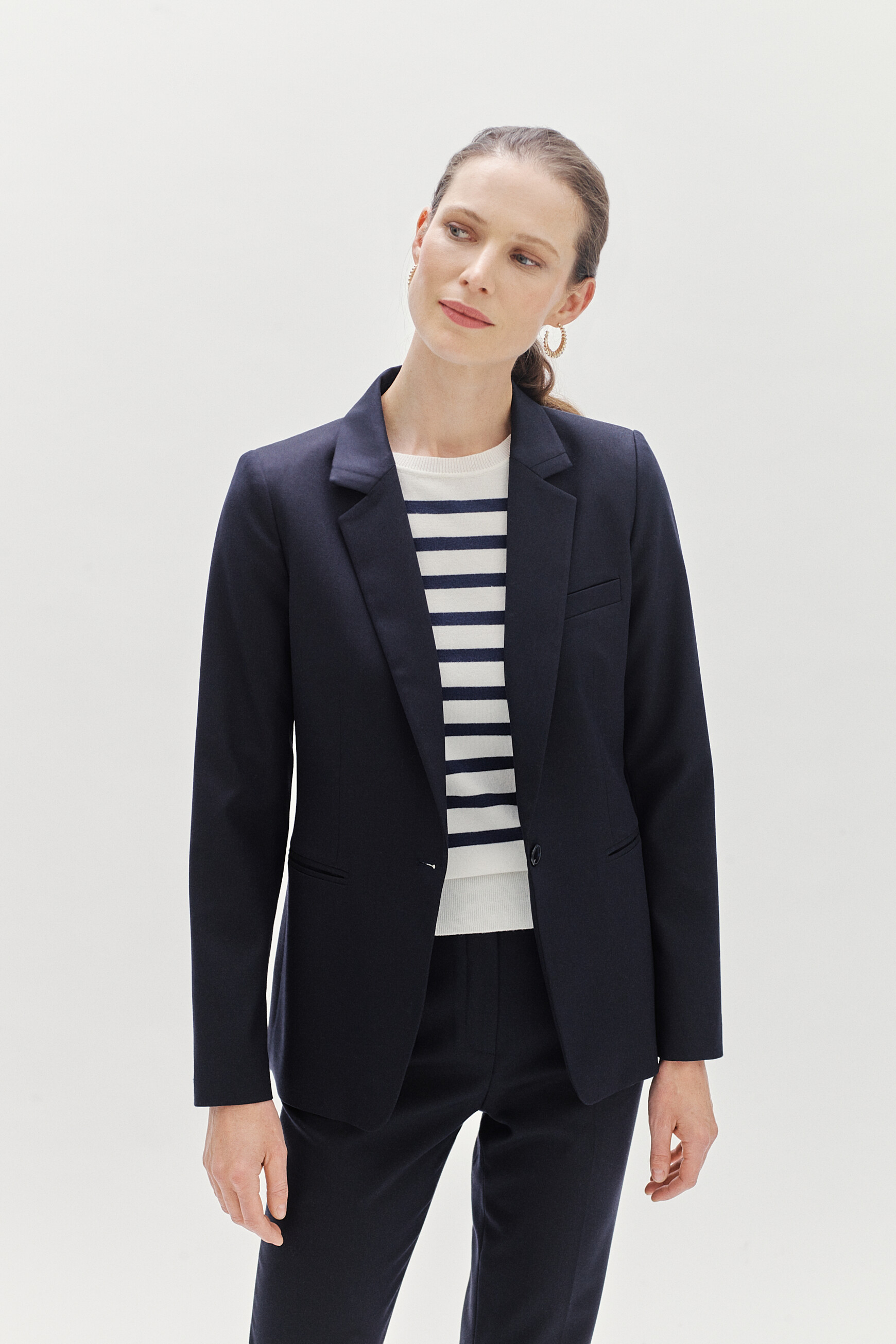blazer fiona bleu marine femme blazer fiona bleu marine femme