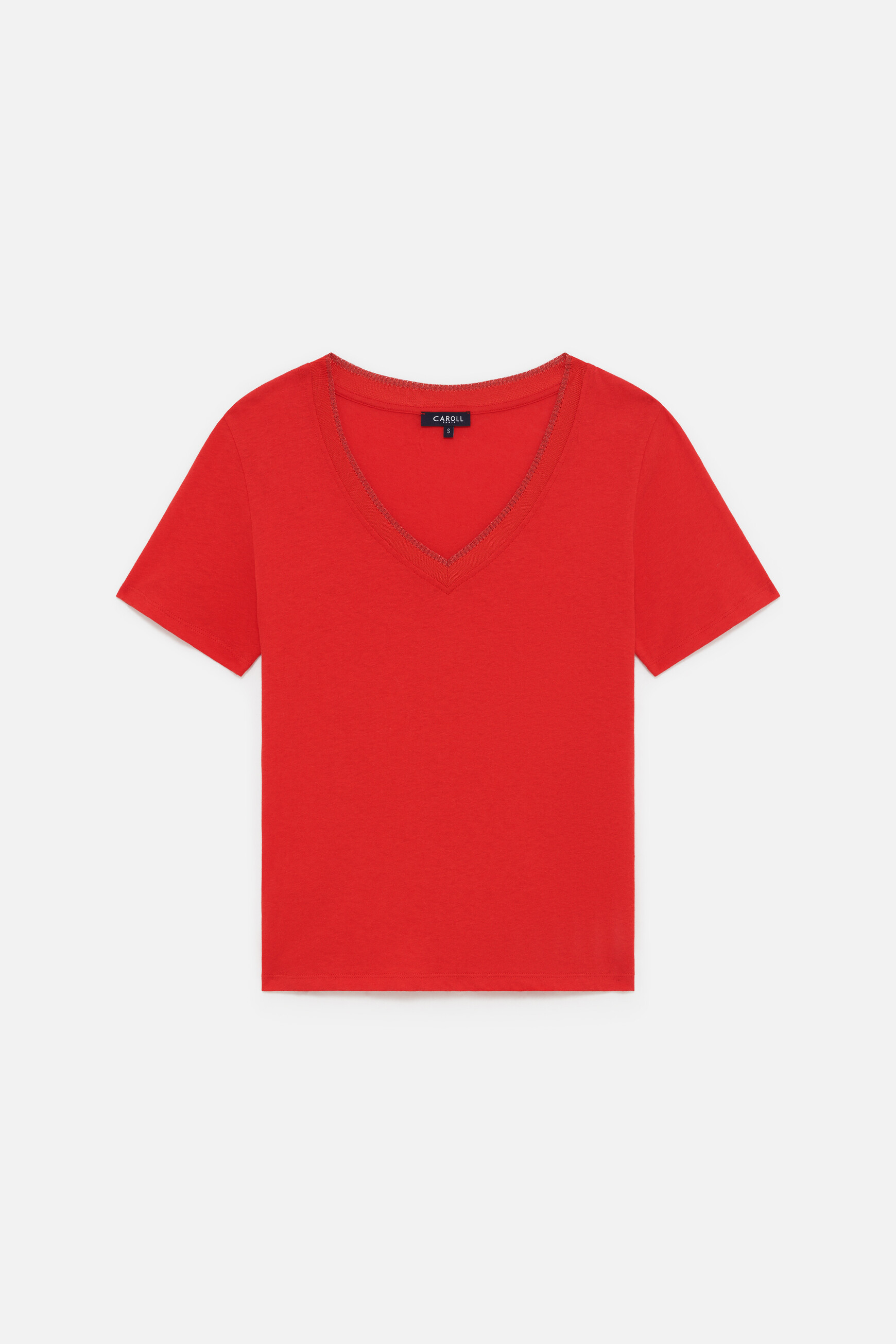 tshirt jin rouge femme