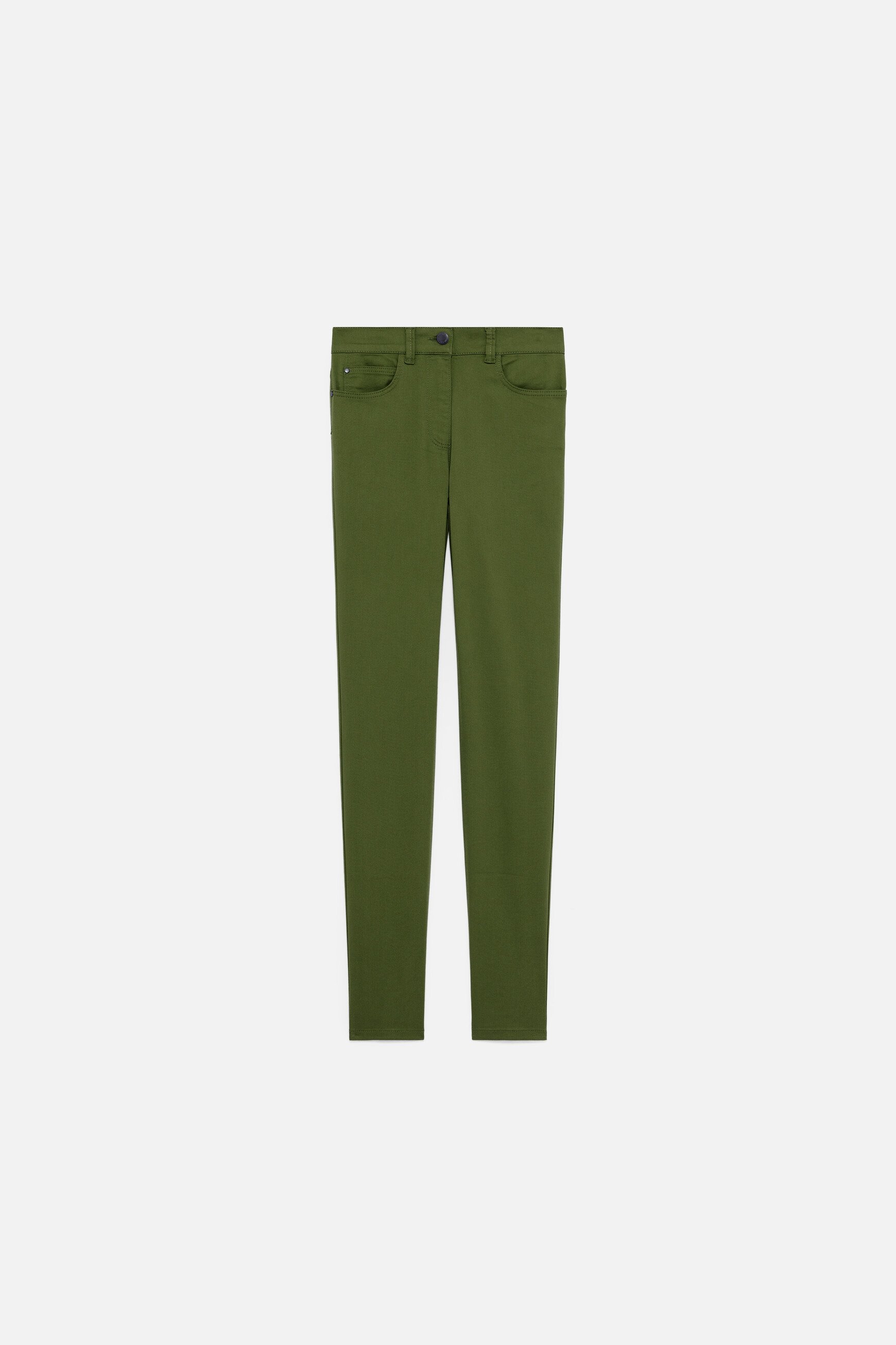 pantalon tomc vert kaki femme khakigroen vrouw