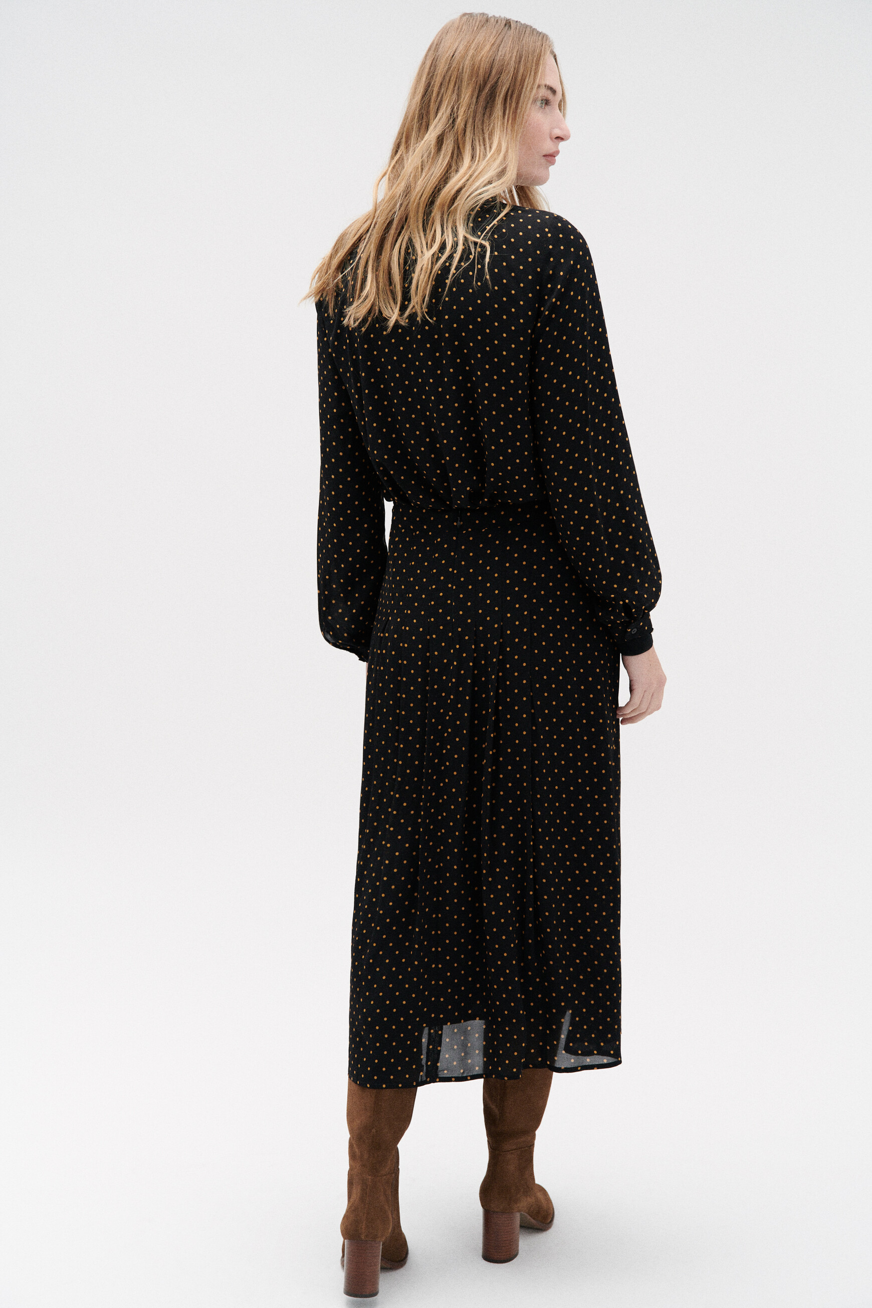 gepunkteter rock madelon schwarz damen Gepunkteter Rock Madelon schwarz damen