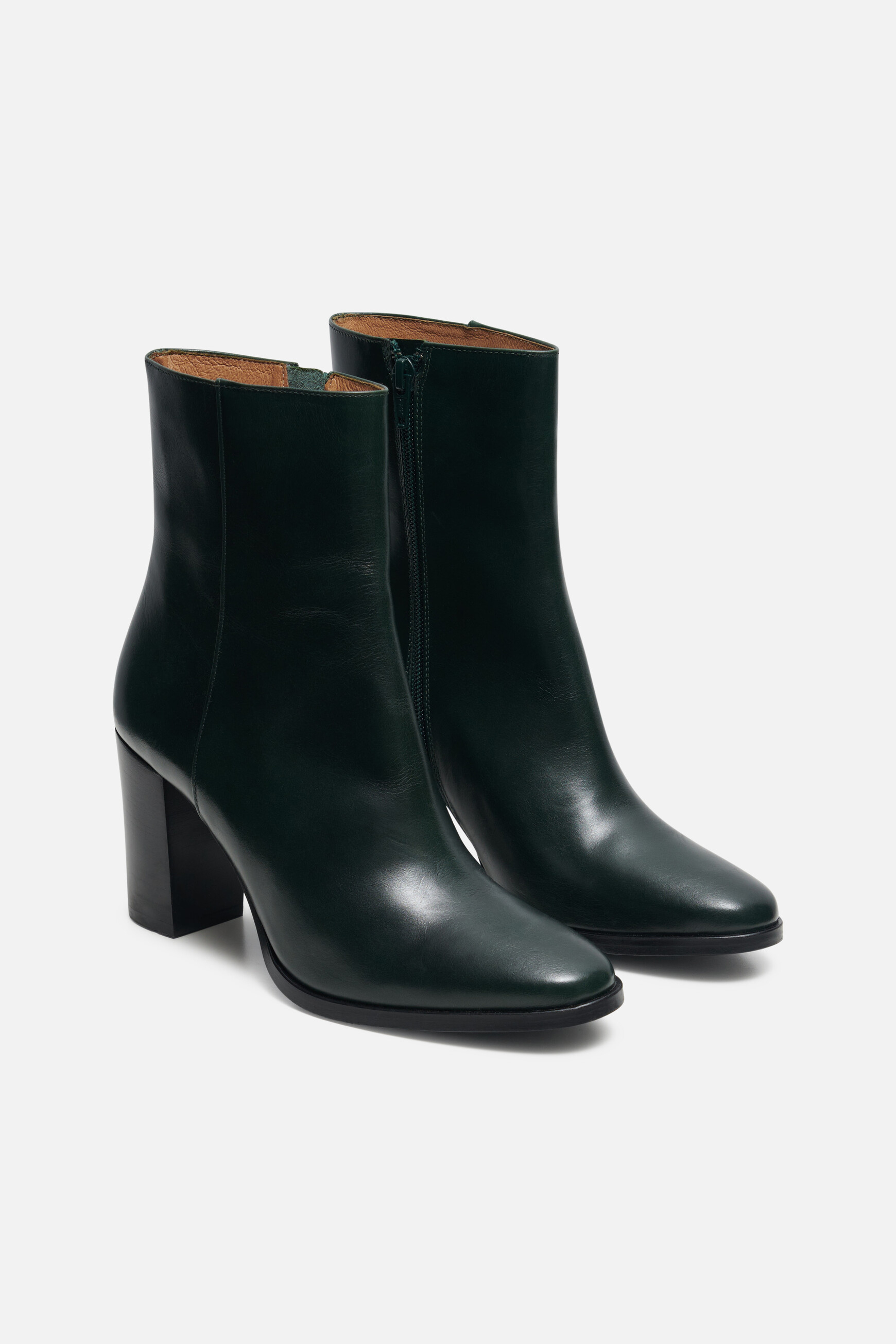 Bottines itara vert fonce femme