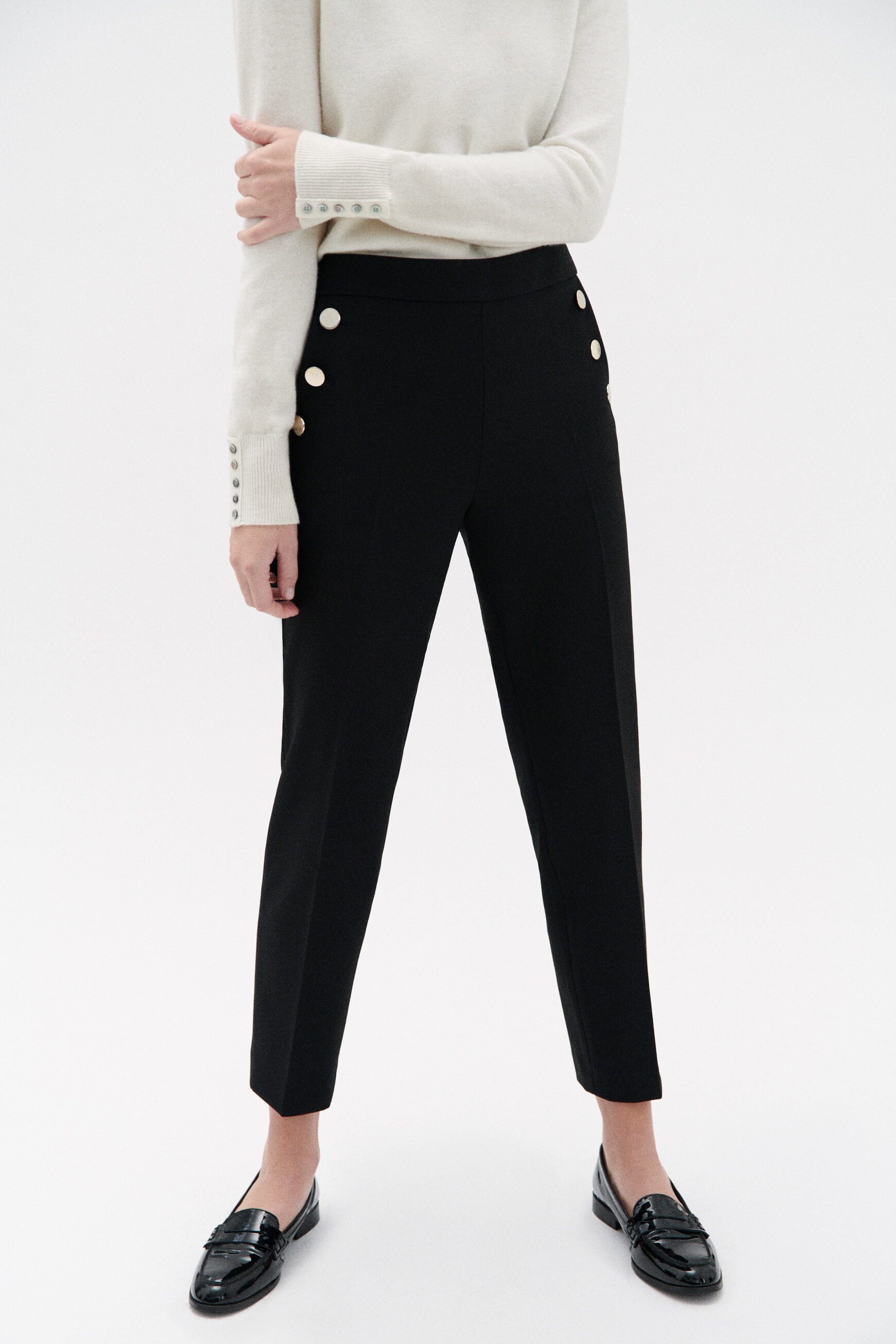 pantalon octavian noir femme Pantalon octavian noir femme
