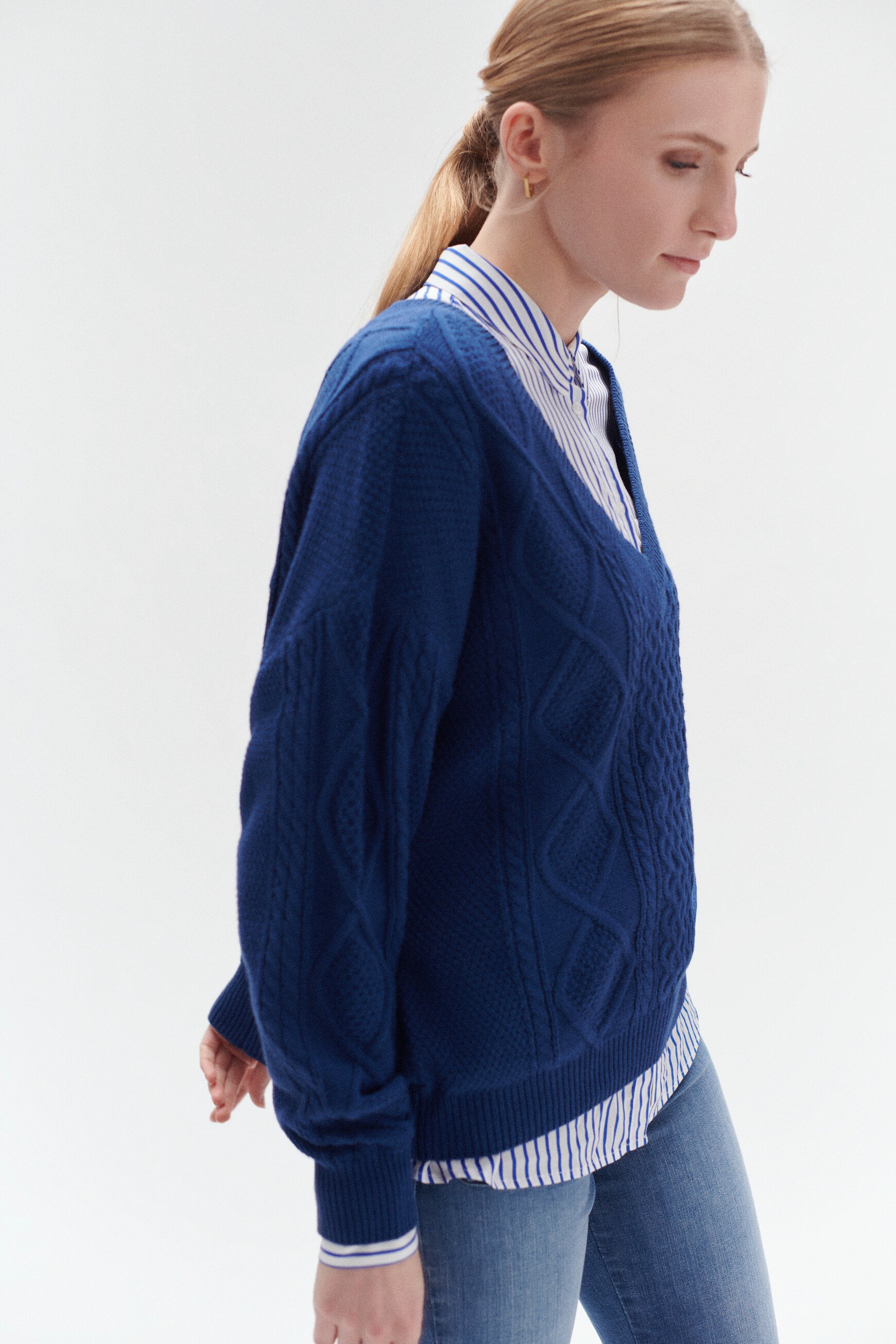 Pullover Eden blau damen