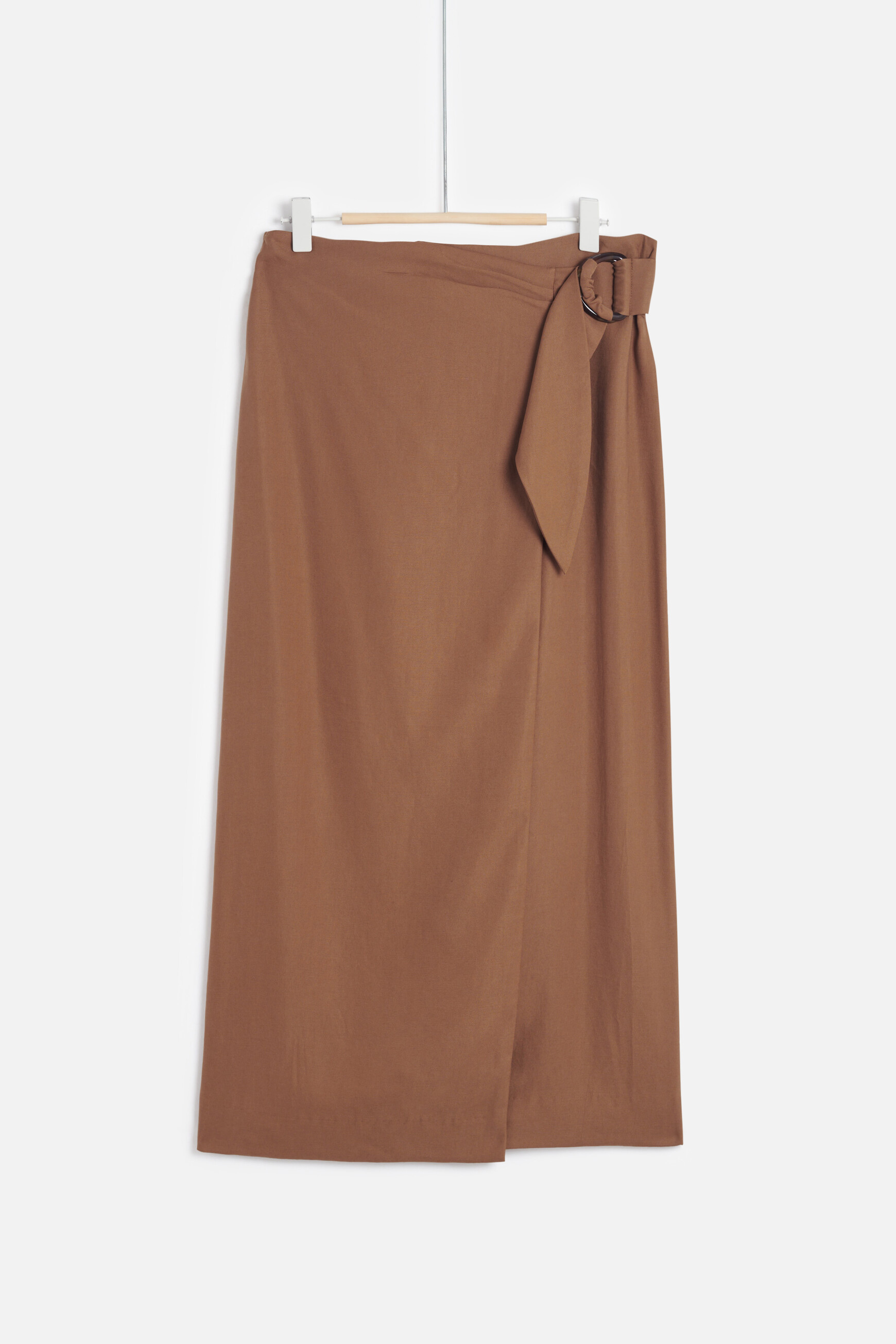 jupe portefeuille elica camel femme Jupe portefeuille elica camel femme