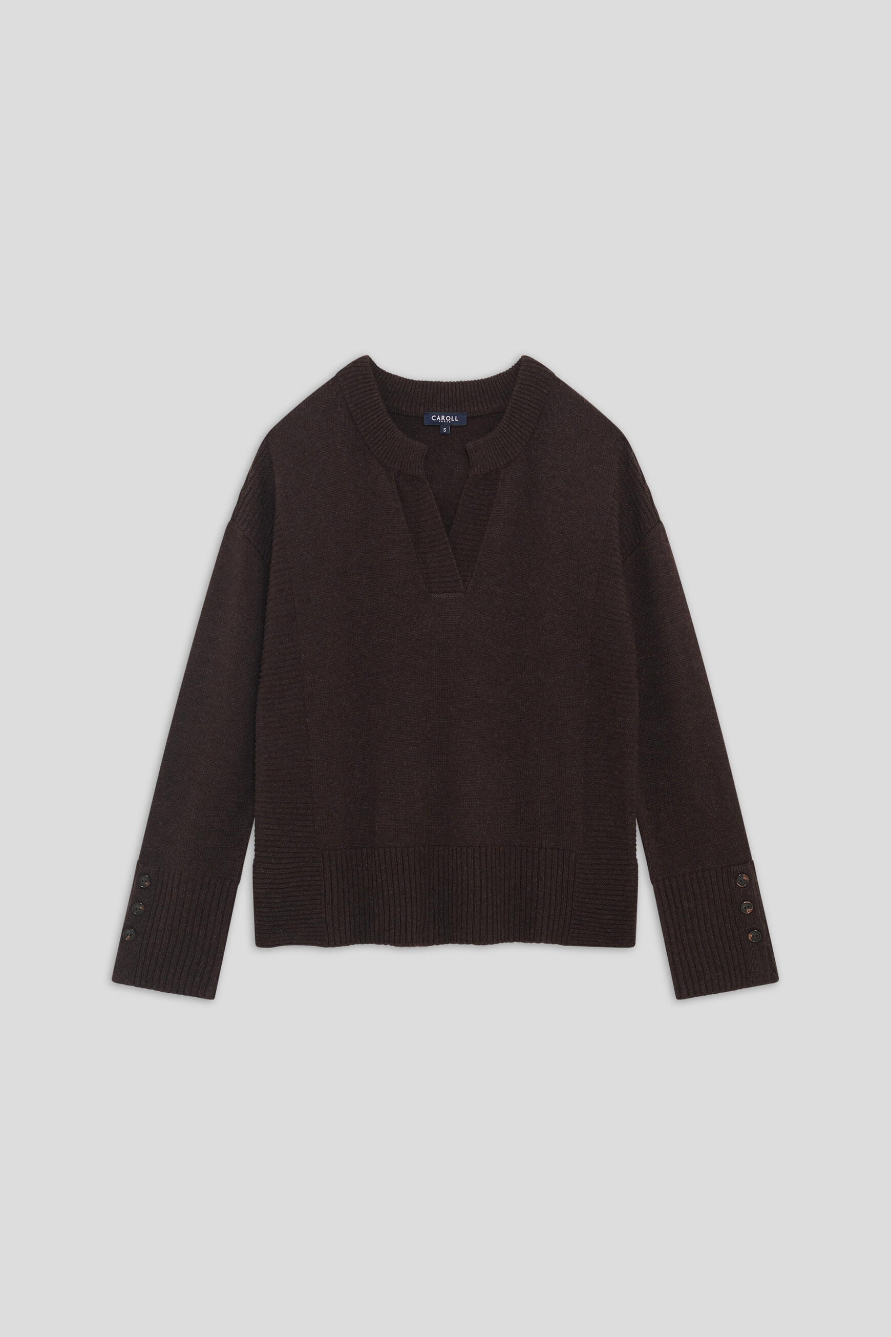 Mlancelot sweater dark brown woman