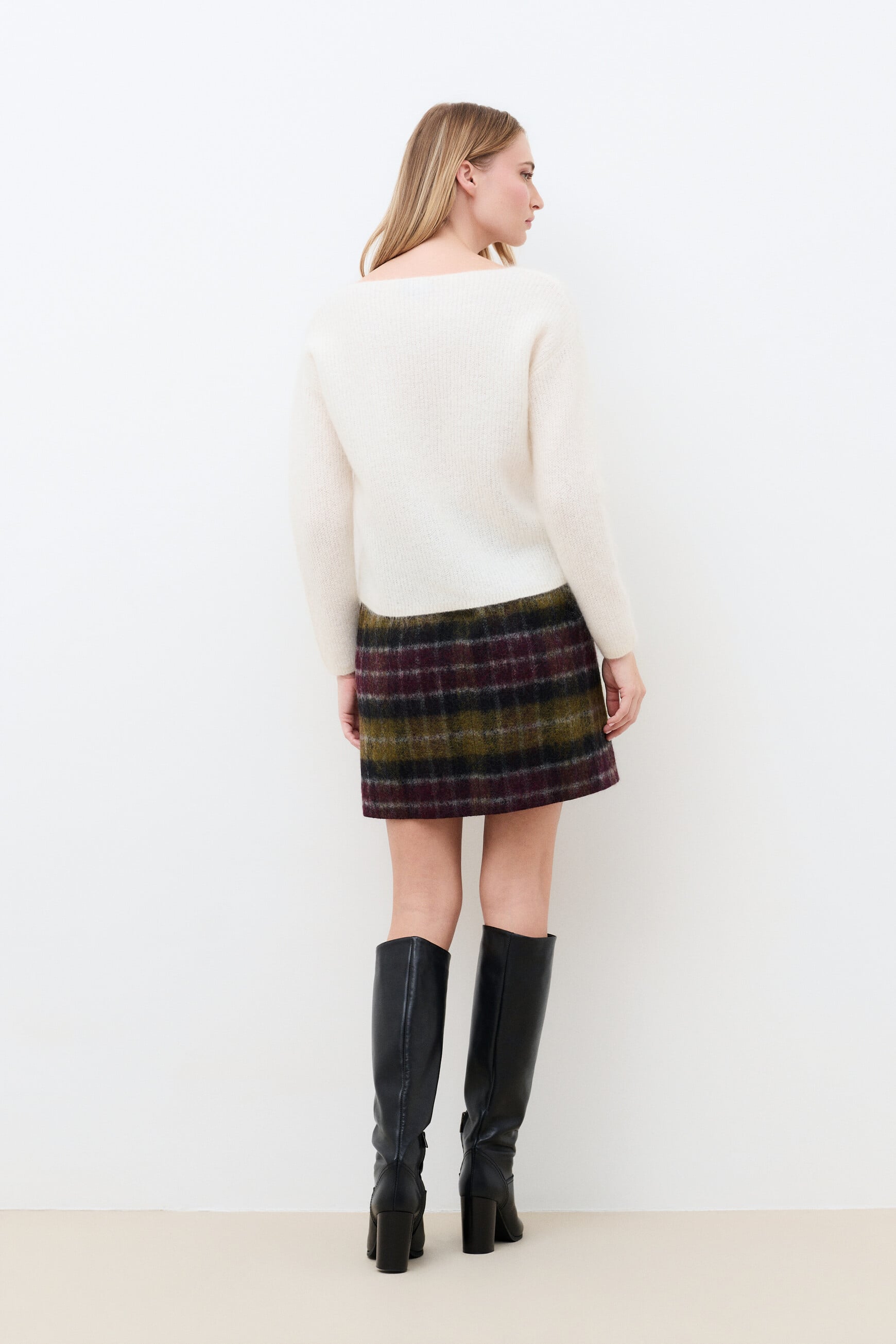 Maggie sweater ecru woman