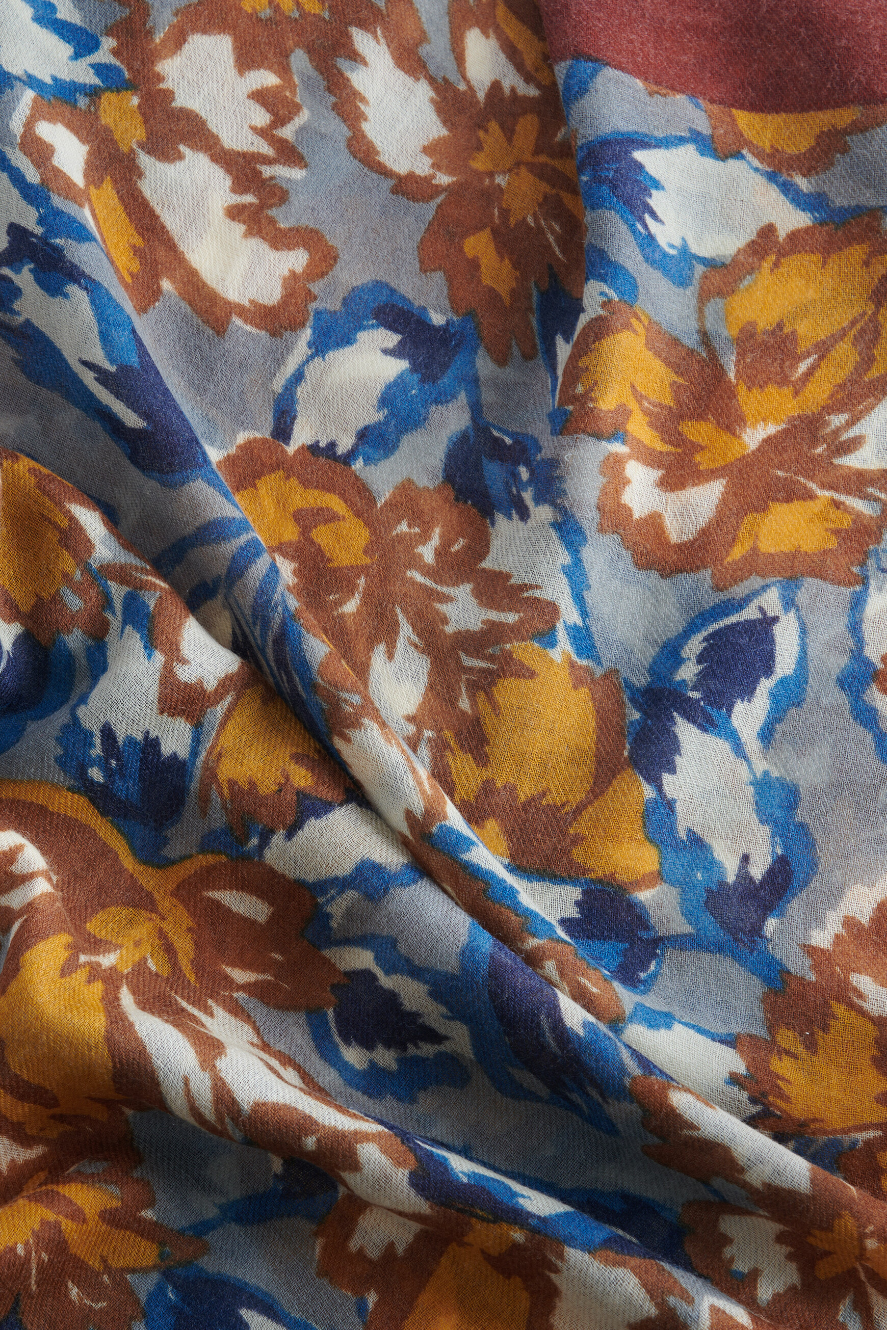 foulard flora denim stone femme Foulard flora denim stone femme