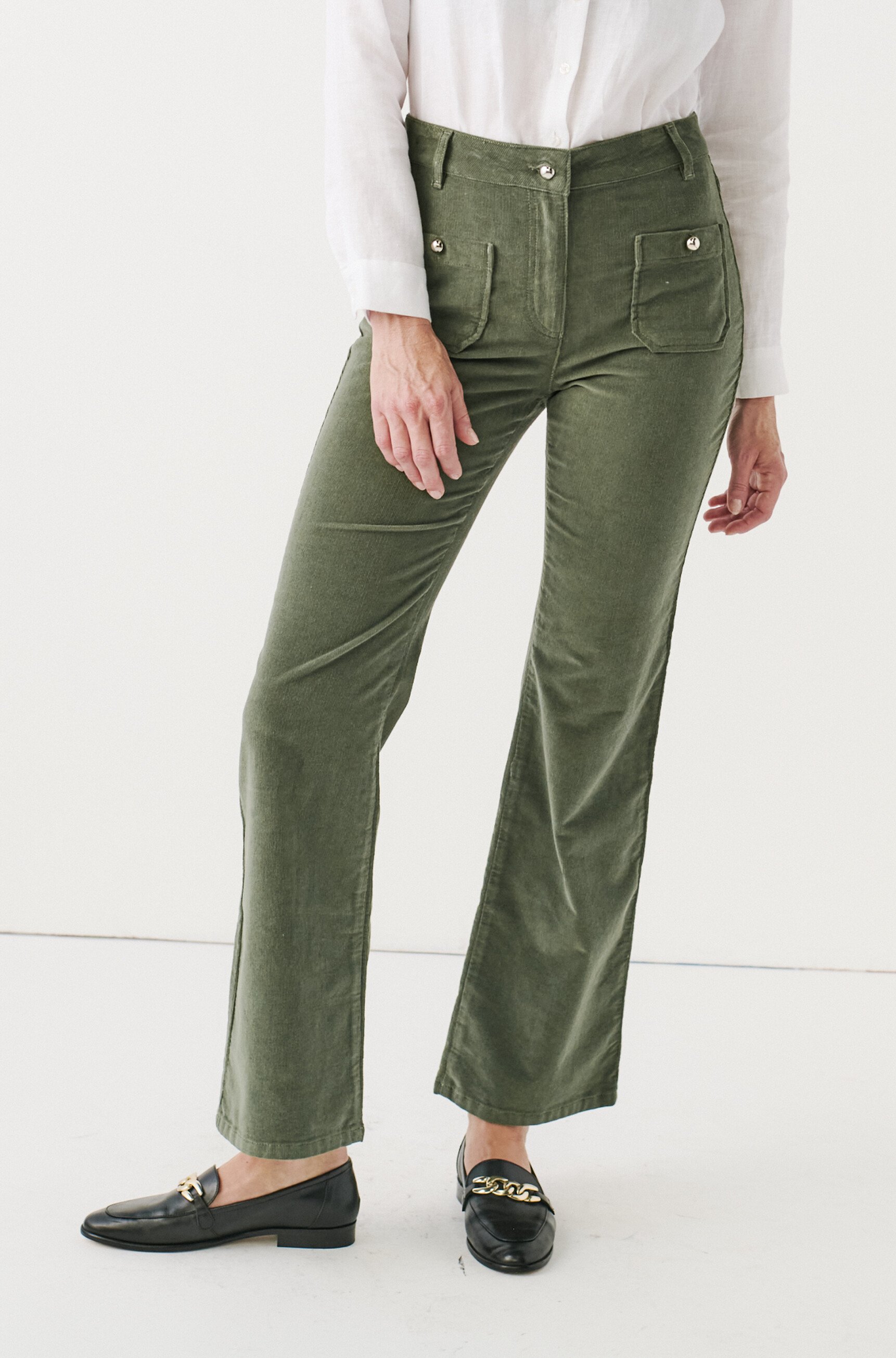 pantalon pelley vert kaki femme Pantalon pelley vert kaki femme